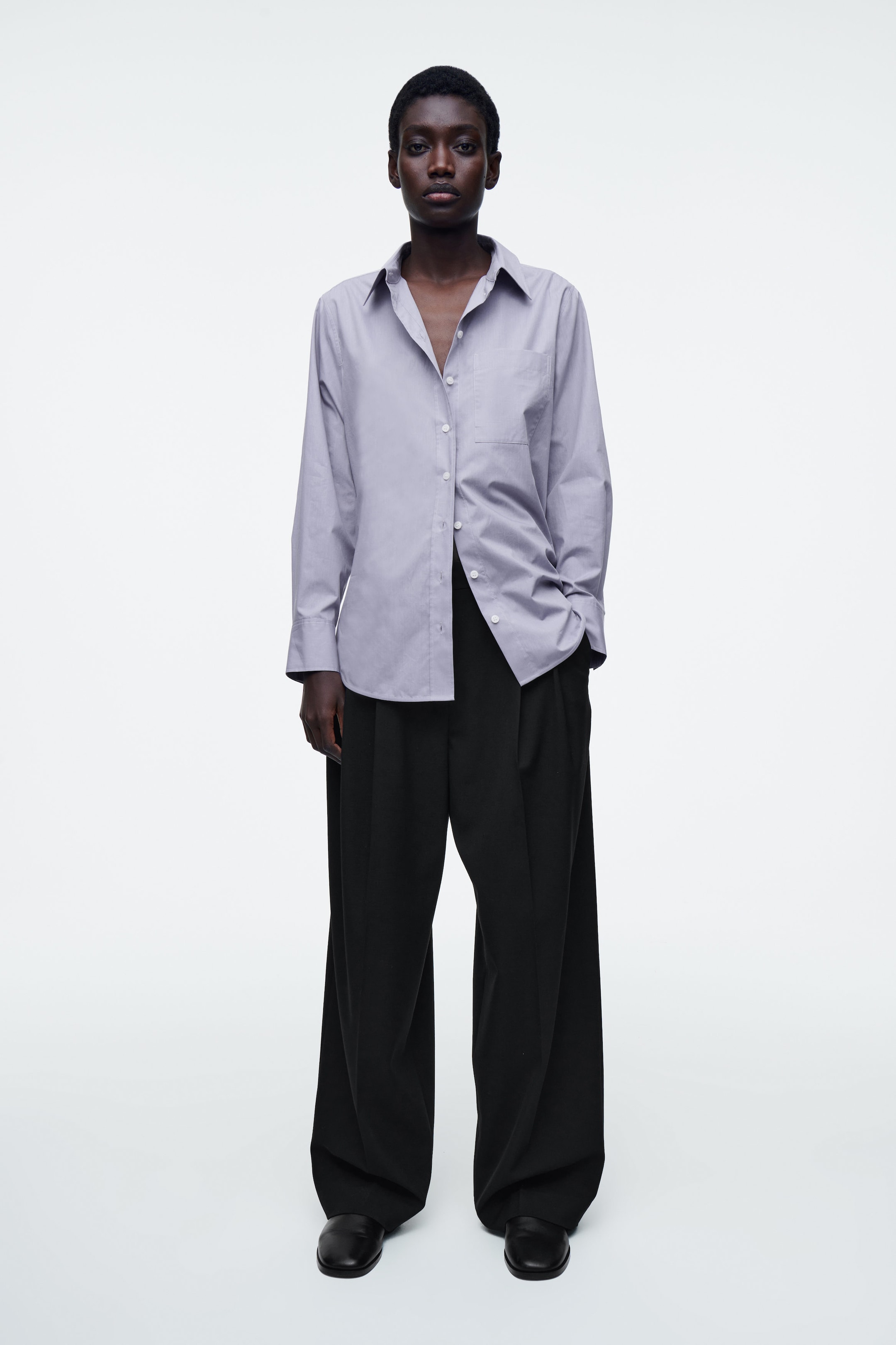 TAILORED PIMA COTTON SHIRT