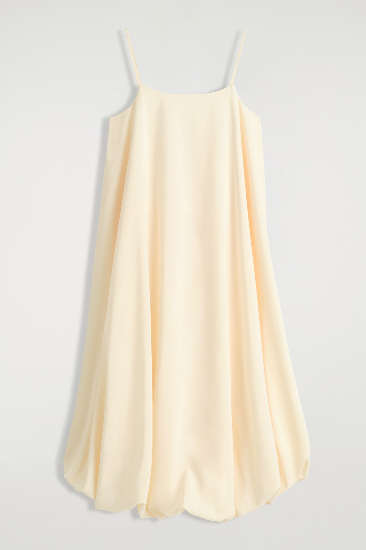 ROBE MIDI À OURLET BULLE - IVOIRE/NOIR - 2