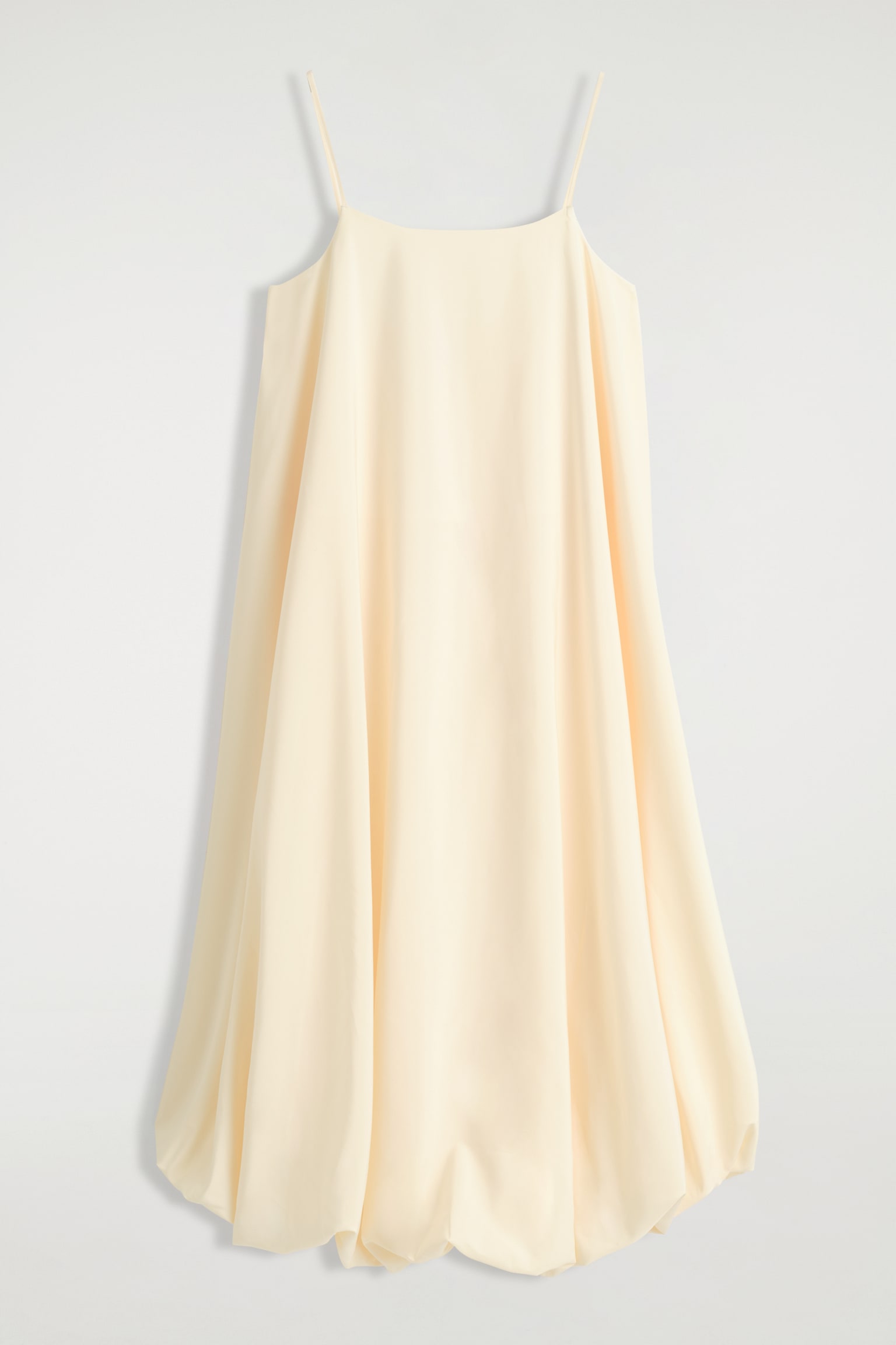 VESTIDO MIDI ESTILO GLOBO - MARFIL/NEGRO - 2