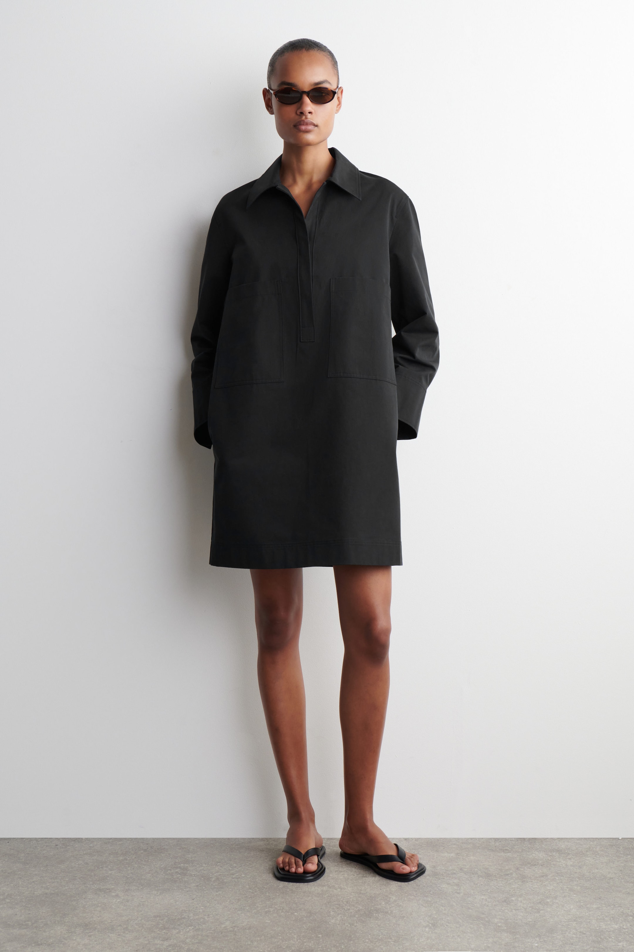 UTILITY MINI SHIRT DRESS