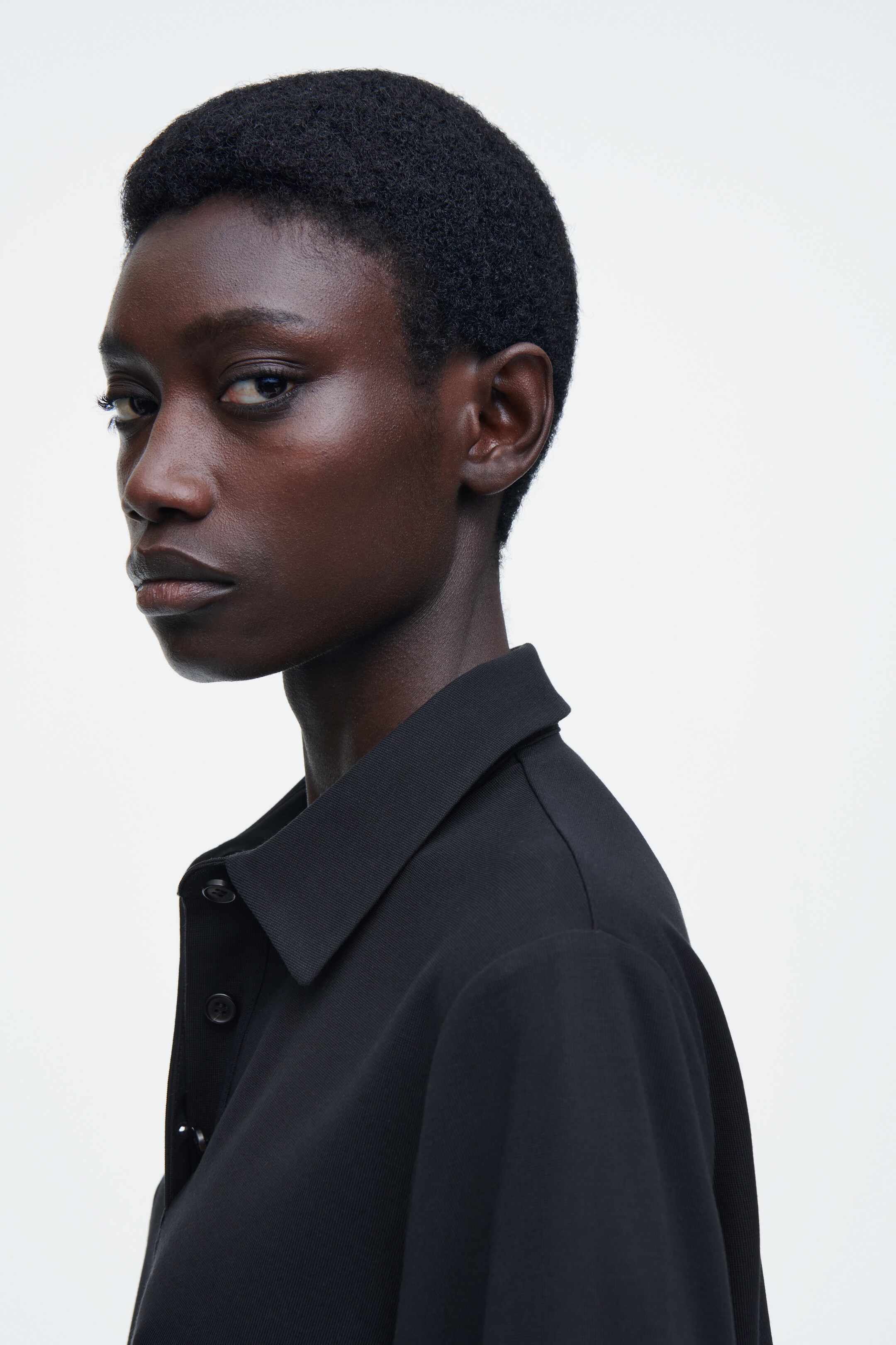 Ingrandisci l'immagine: BOXY POLO SHIRT - NAVY - DONNA | H&M CH 4