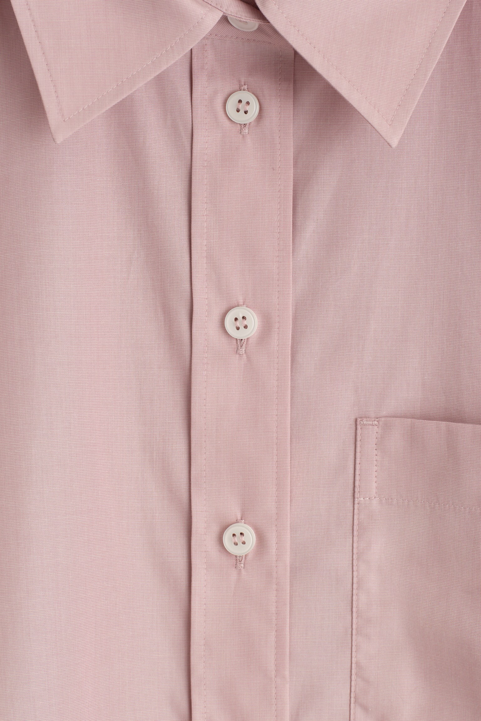 CHEMISE HABILLÉE EN COTON PIMA - ROSE/BLANC/BLEU / RAYÉ/IVOIRE / RAYURES - 6