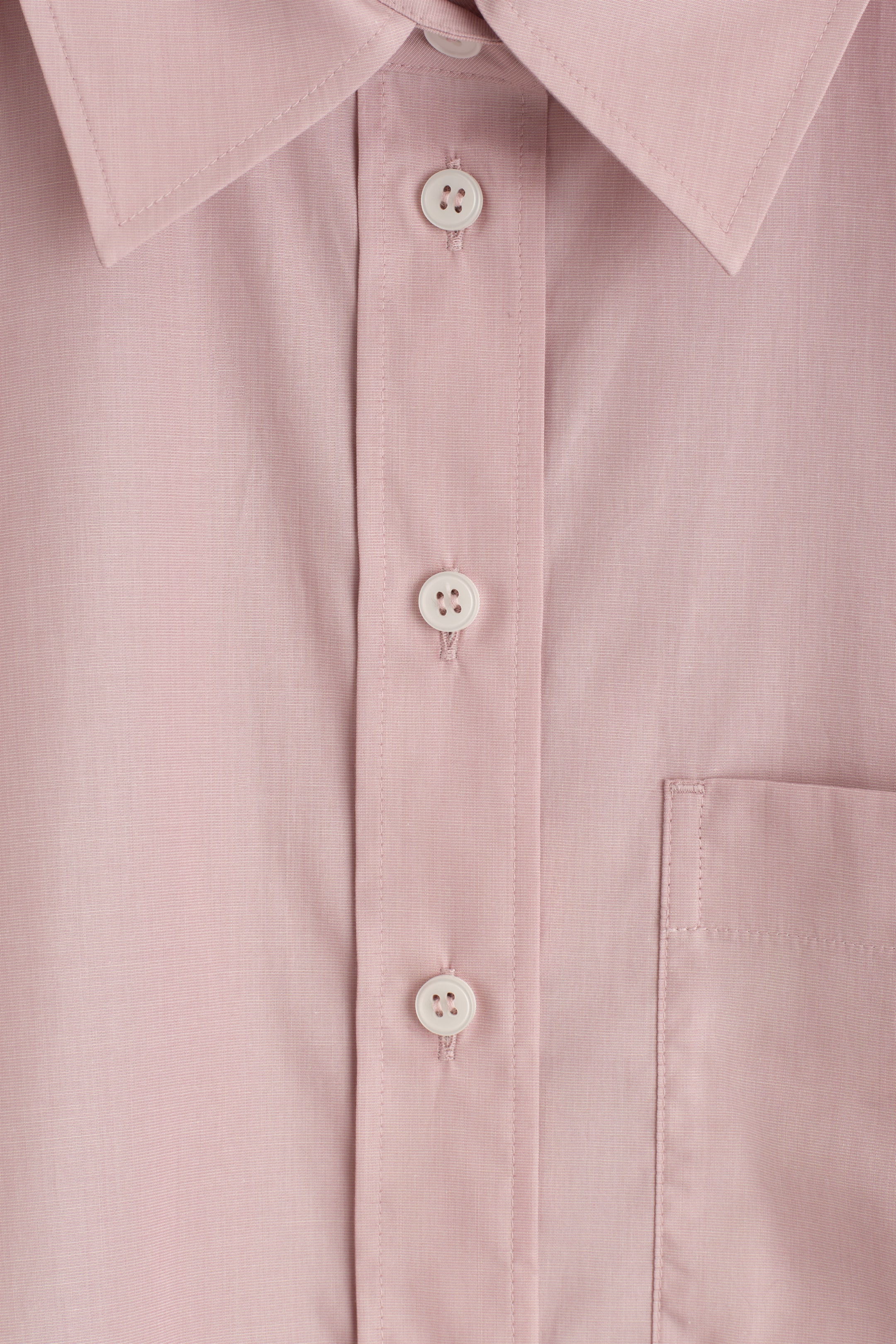 Se større billede: HABITSKJORTE I PIMABOMULD - ROSA - DAME | H&M DK 8