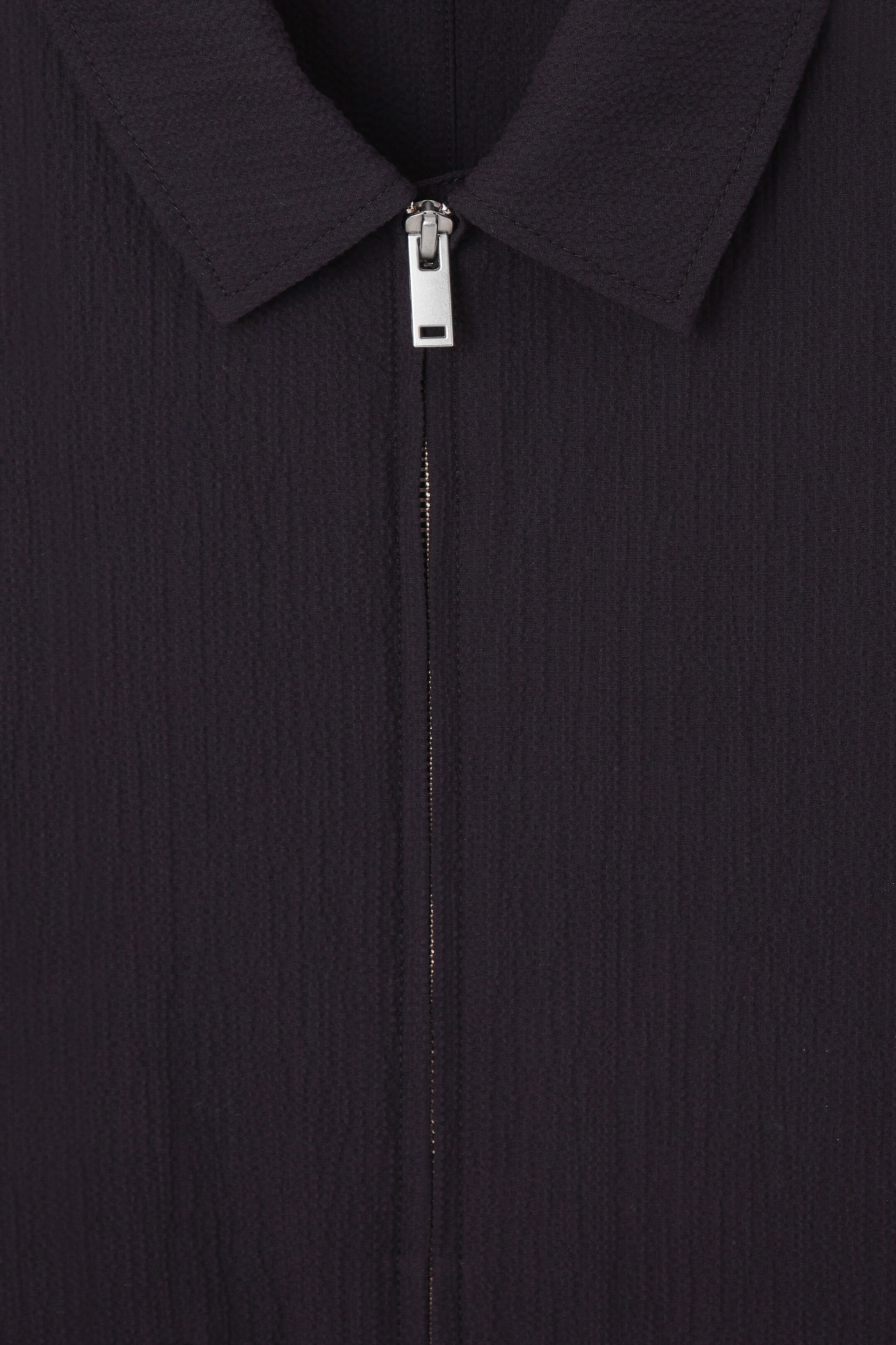 Ingrandisci l'immagine: SEERSUCKER BLOUSON JACKET - DARK NAVY - UOMO | H&M CH 2