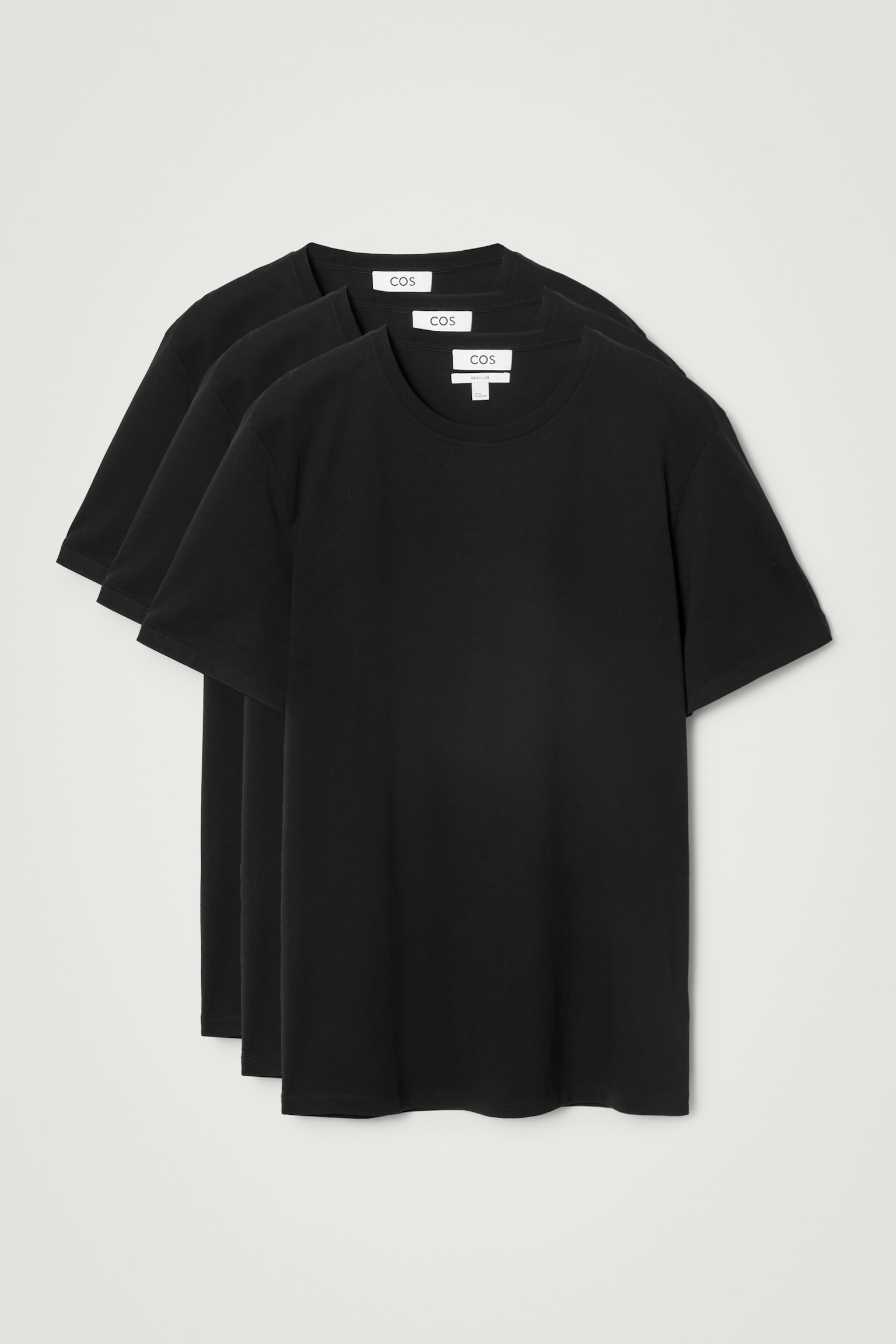 3ER-PACK T-SHIRTS AUS BAUMWOLLE - Schwarz/NAVYBLAU/GRAU/WEISS/Weiß