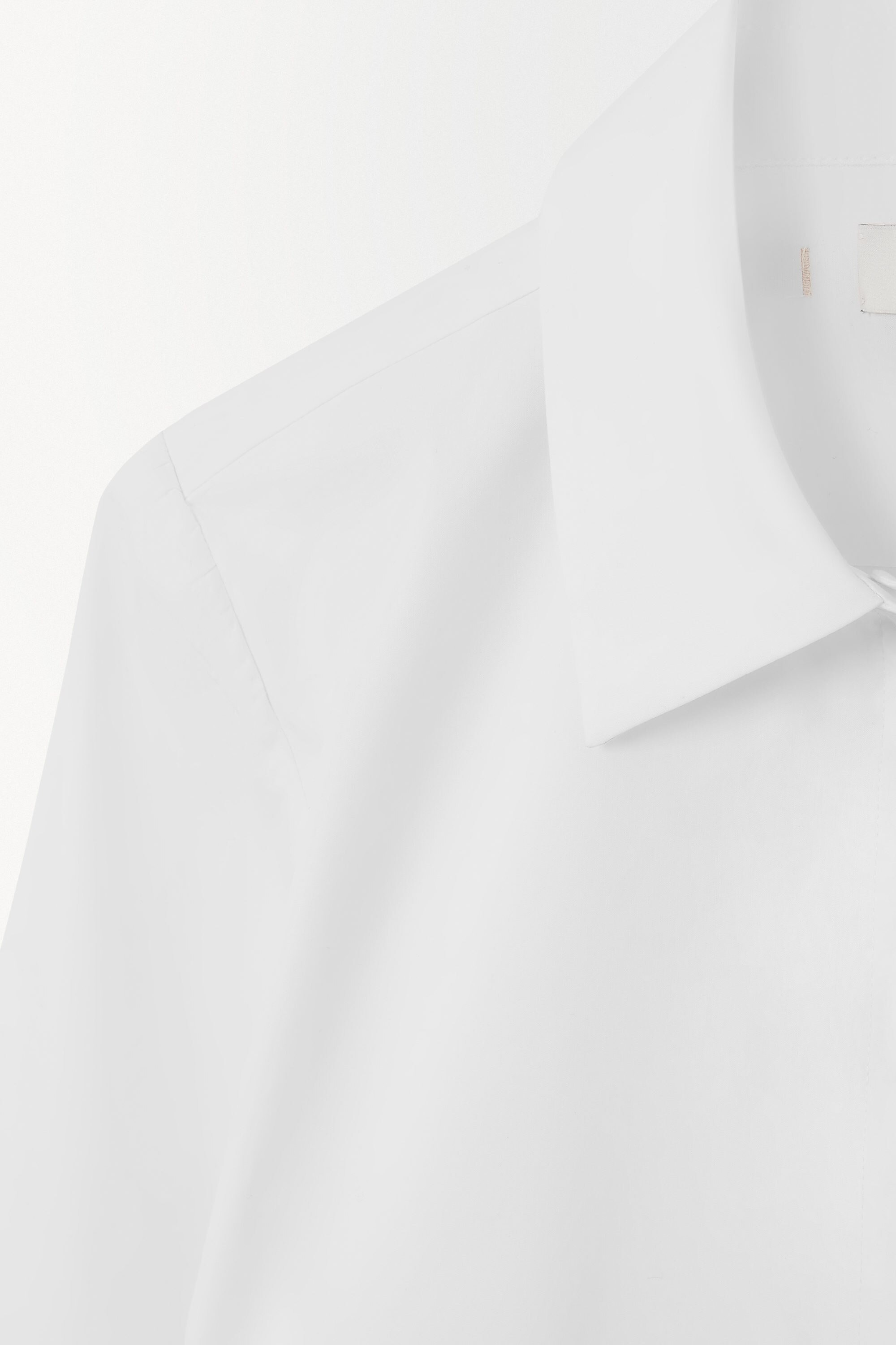 【新品未使用】CHIEKO+ cottonsilk dress shirt THE COTTON-SILK SHIRT - WHITE | COS
