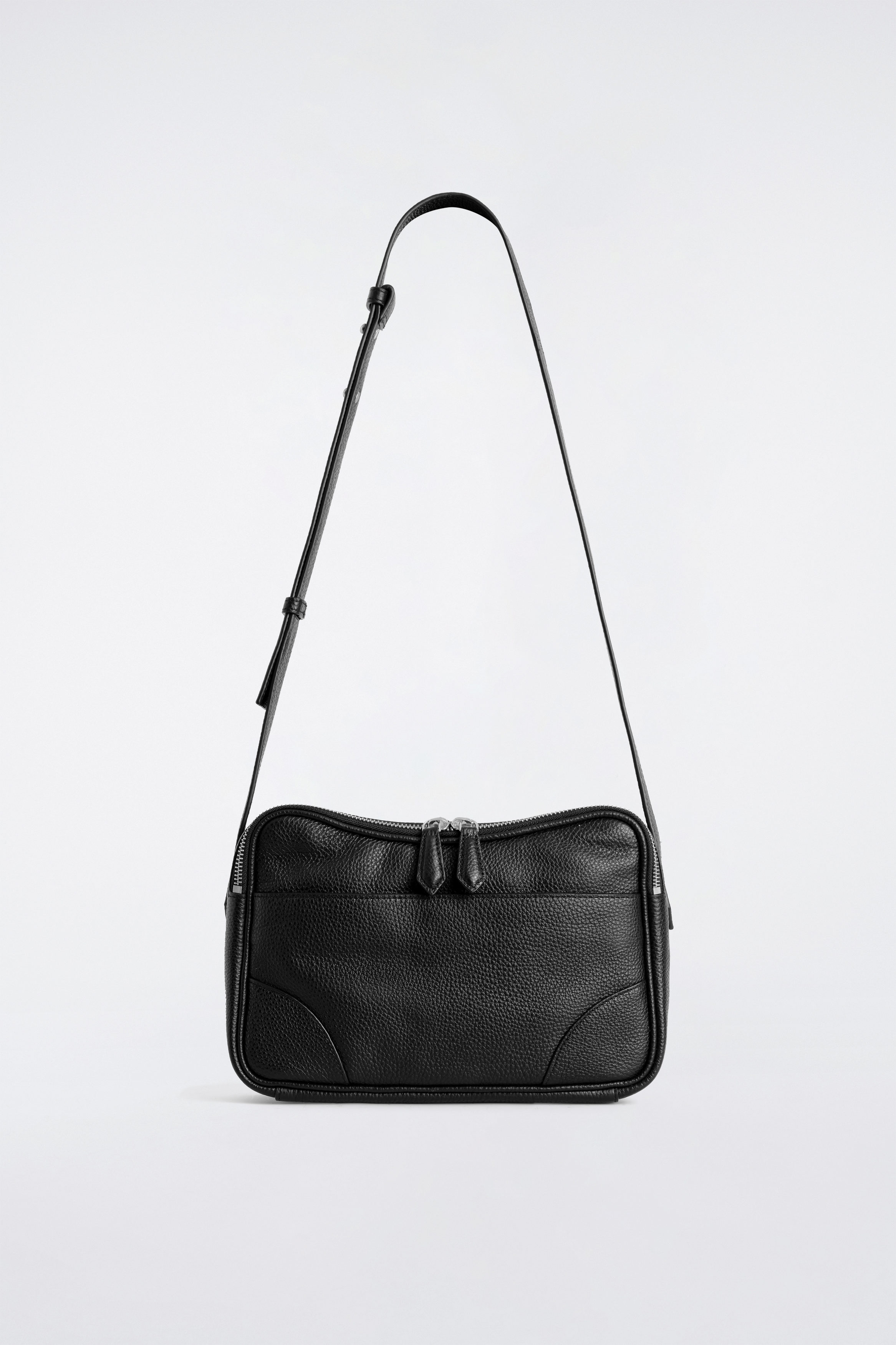 CLASSIC CROSSBODY BAG - LEATHER - BLACK | COS US
