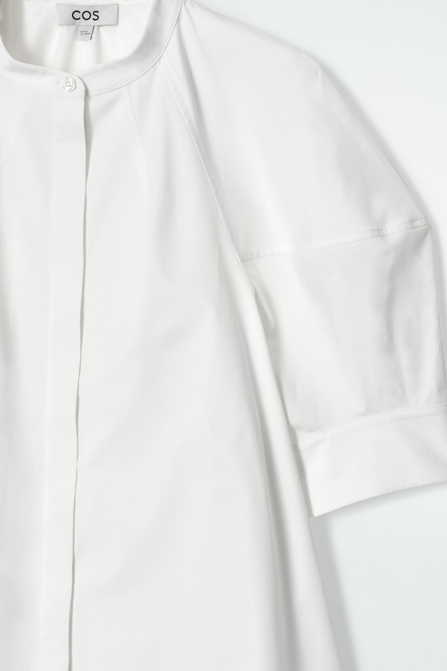 BLUSE MIT PUFFÄRMELN - WEISS - 4