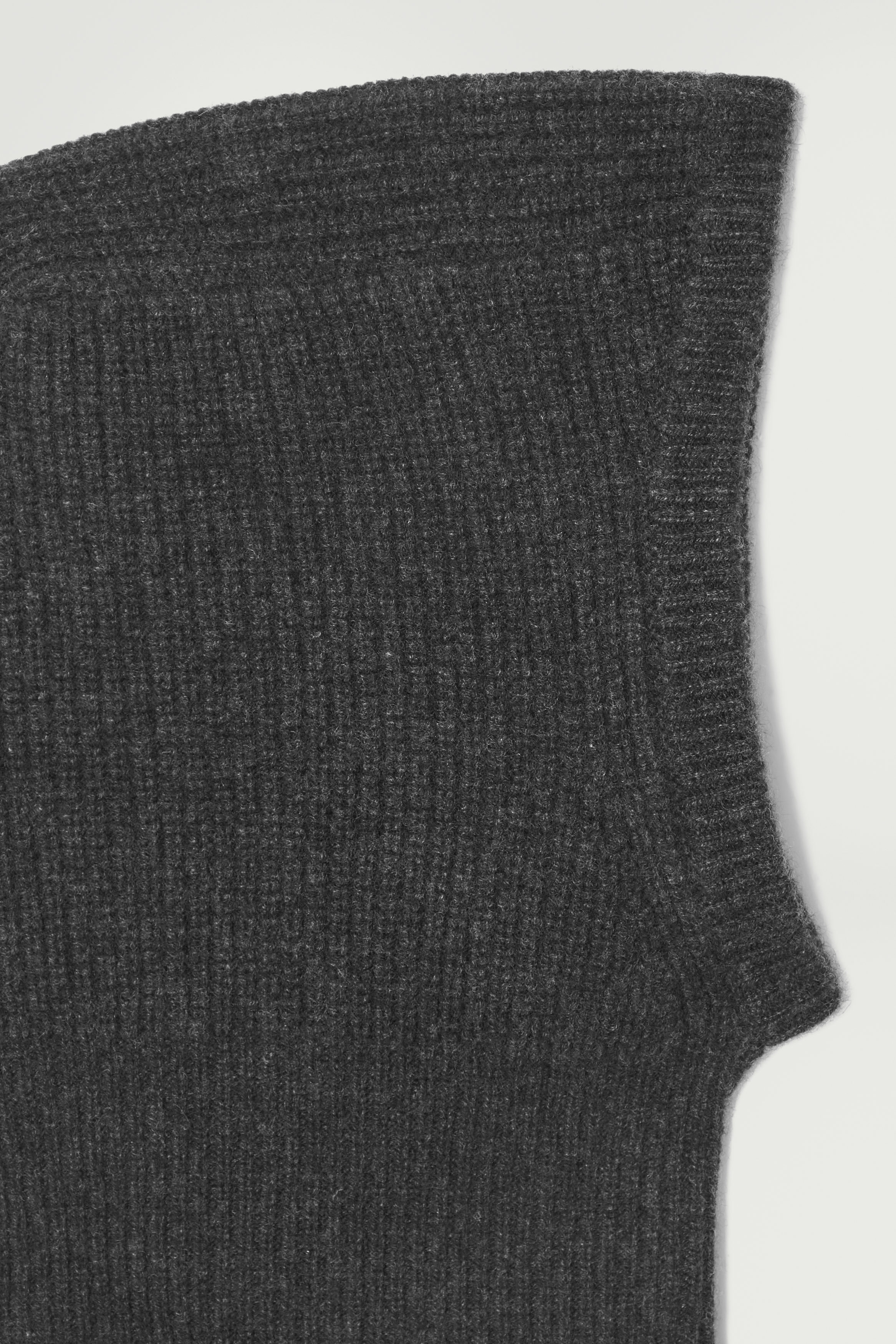 CASHMERE BALACLAVA - CHARCOAL / MELANGE | COS US