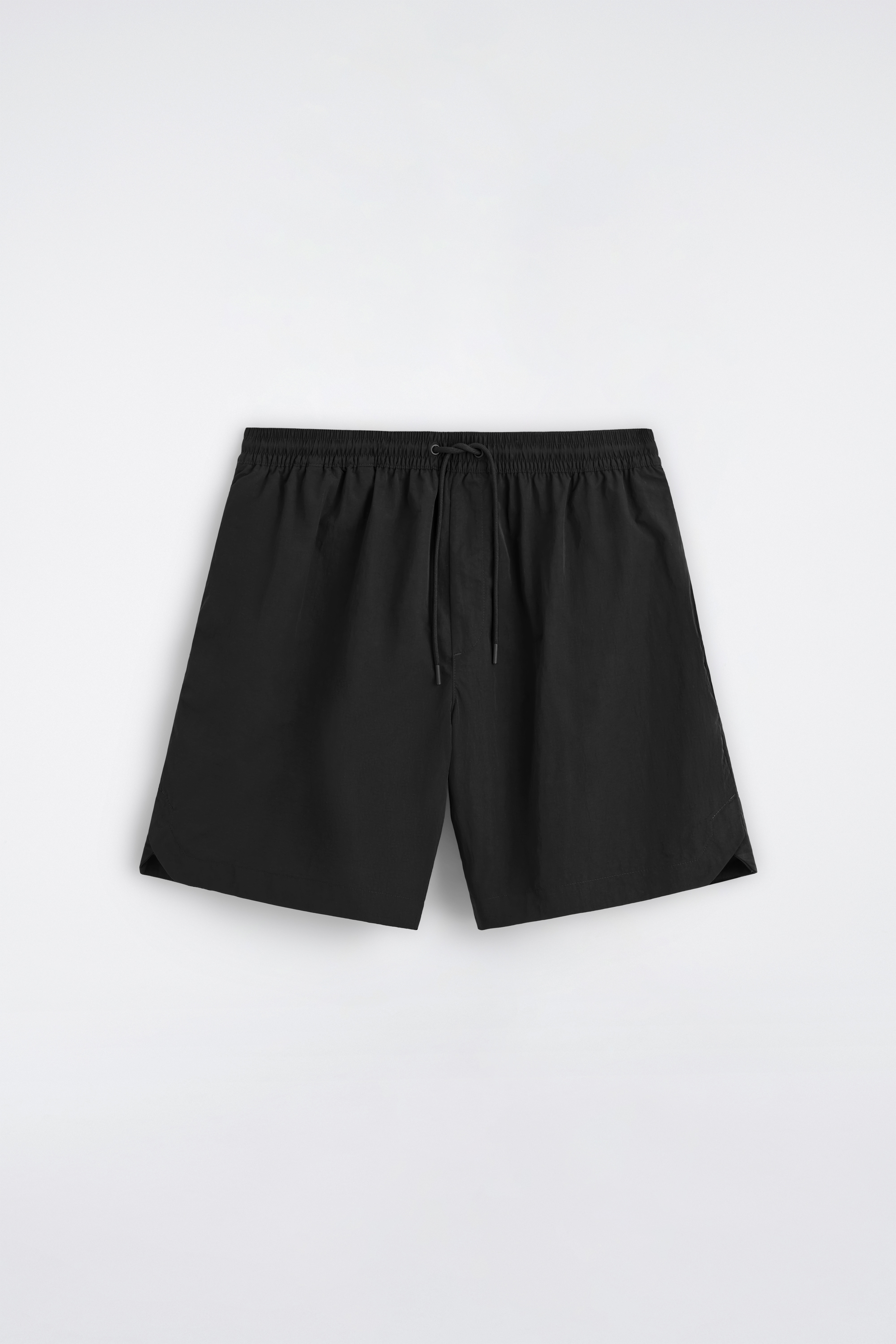 НАЙЛОНОВИ БАНСКИ ШОРТИ С ШИРОКИ КРАЧОЛИ И ВРЪЗКА