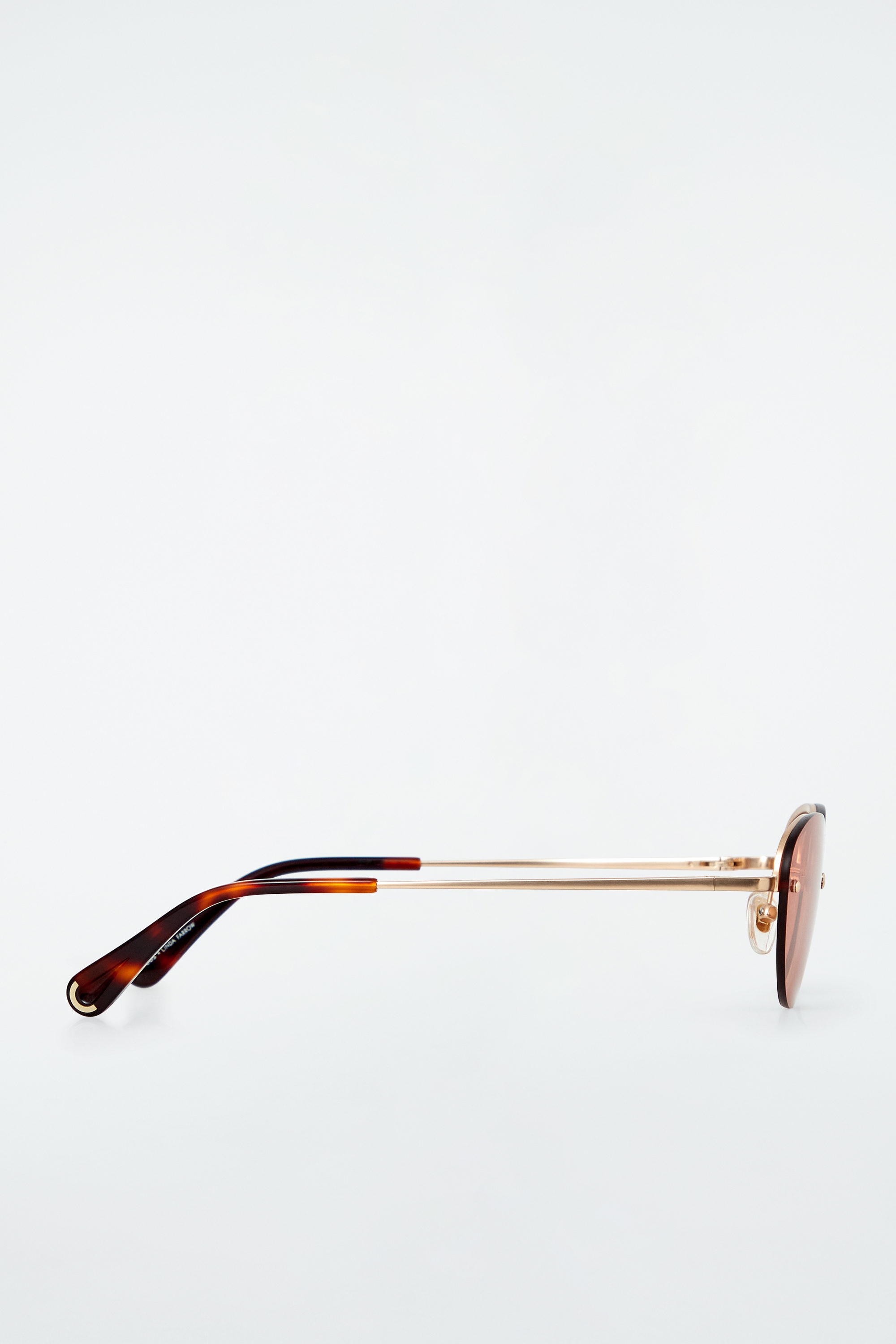 DAZE SUNGLASSES - CAT-EYE - AMBER / GOLD | COS