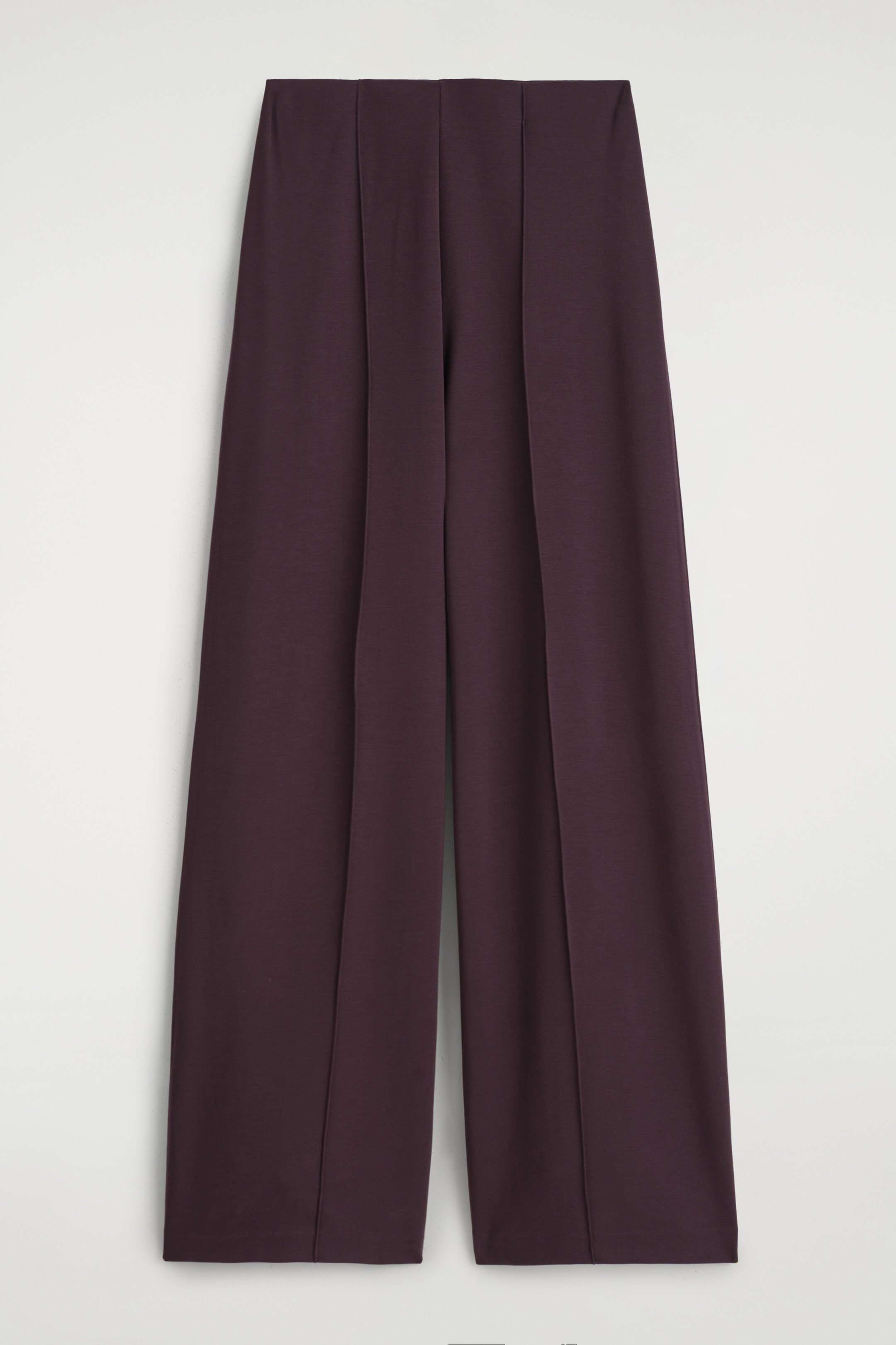 Zobacz większy obraz: SZEROKIE SPODNIE Z MODALEM - BURGUNDOWY - ONA | H&M PL 5