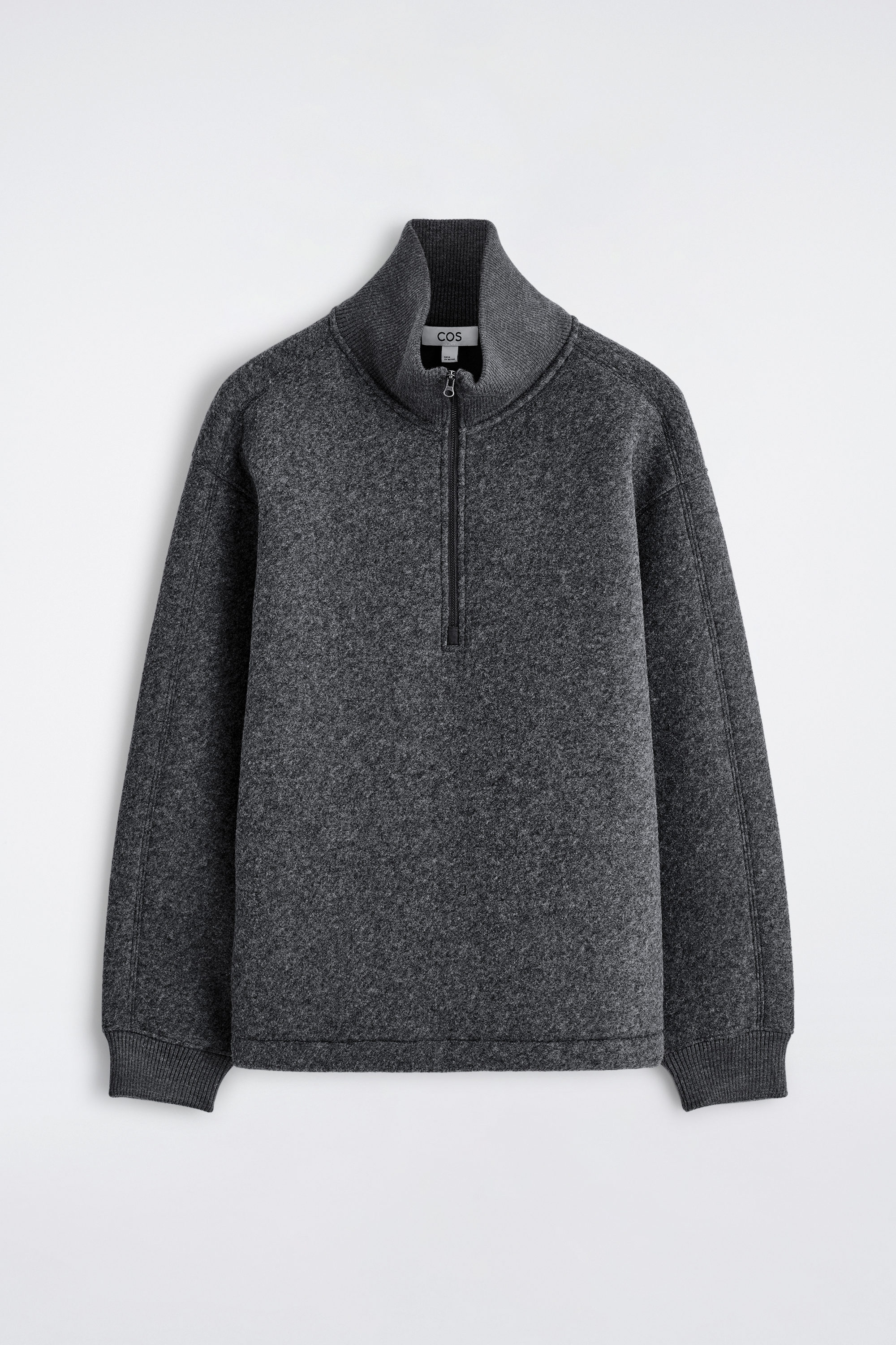 COTTON-CORDUROY OVERSHIRT - BLACK | COS
