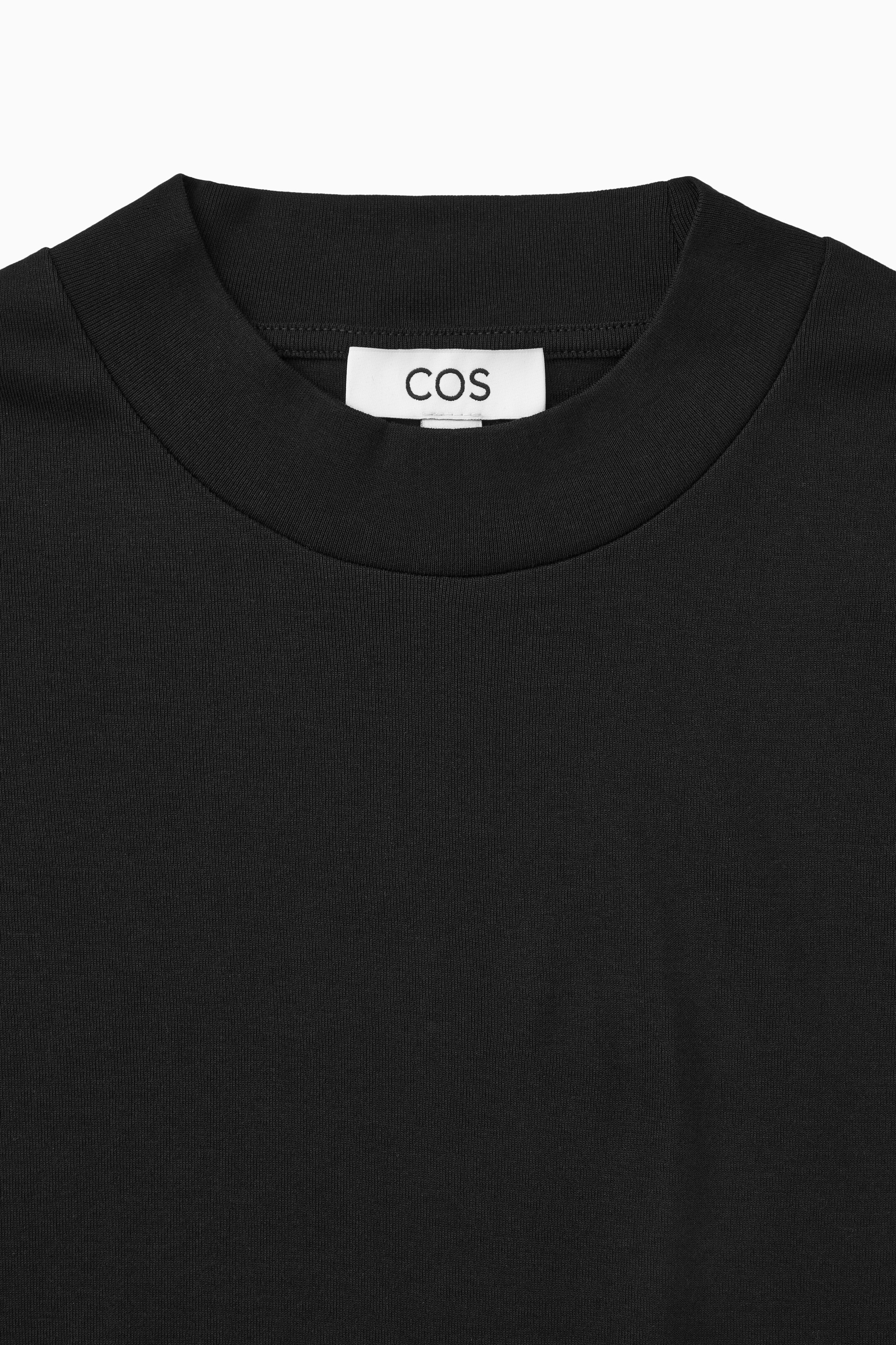 View larger image: SLIM-FIT MOCK-NECK T-SHIRT - Black - Men | H&M GB 2