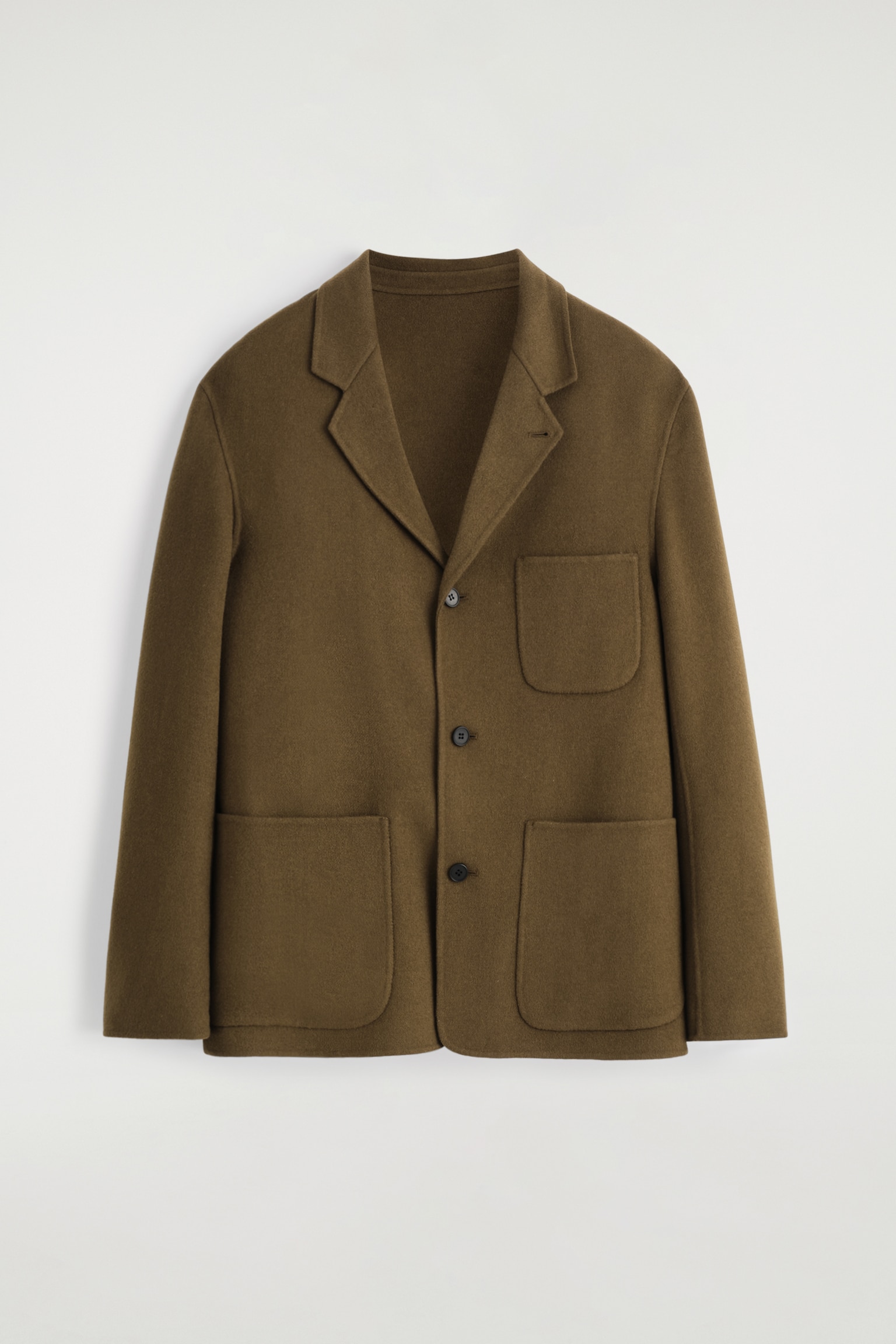 BLAZER DE LANA DESESTRUCTURADO - MARRÓN/GRIS MARENGO - 2