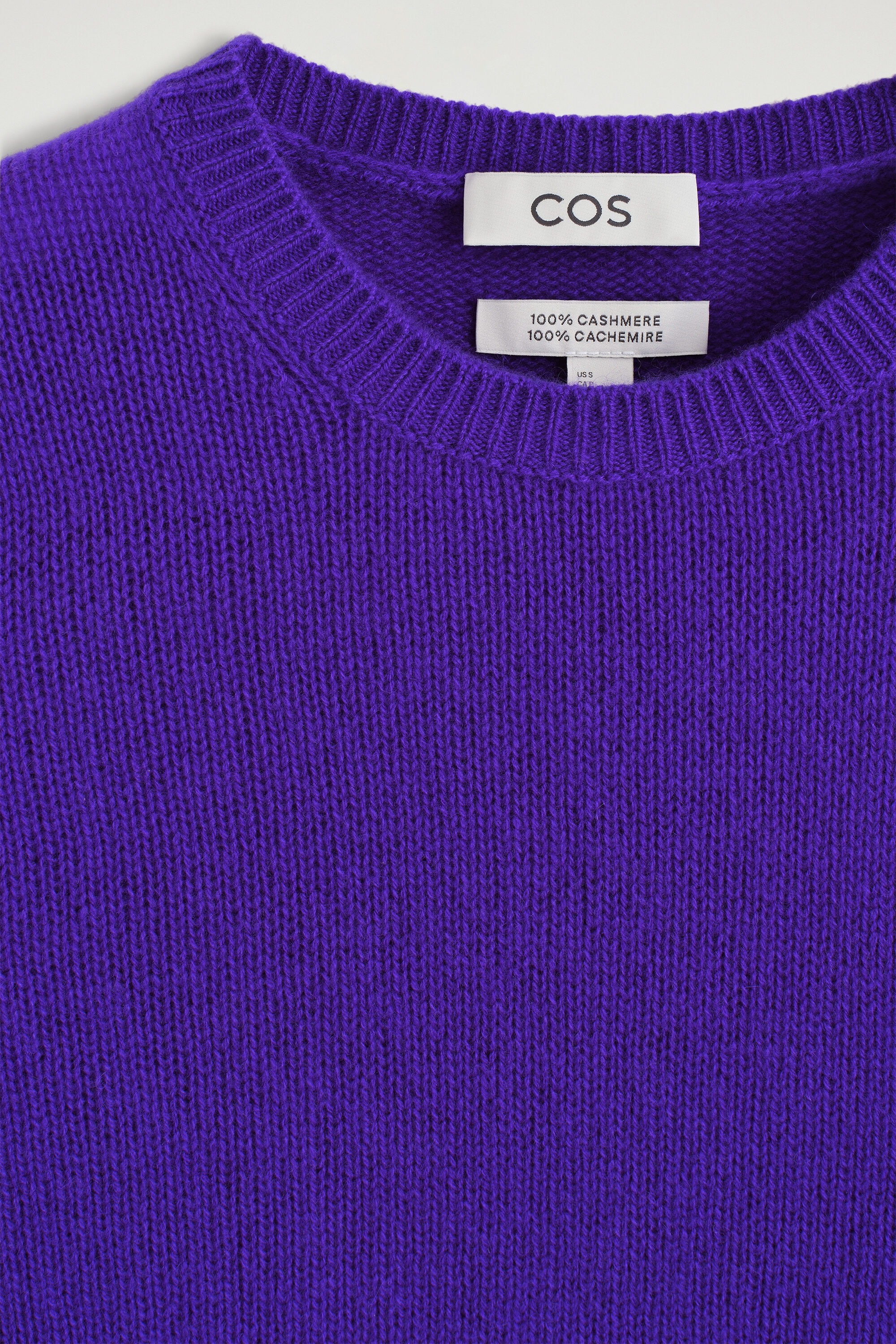 CASHMERE T-SHIRT - PURPLE | COS US