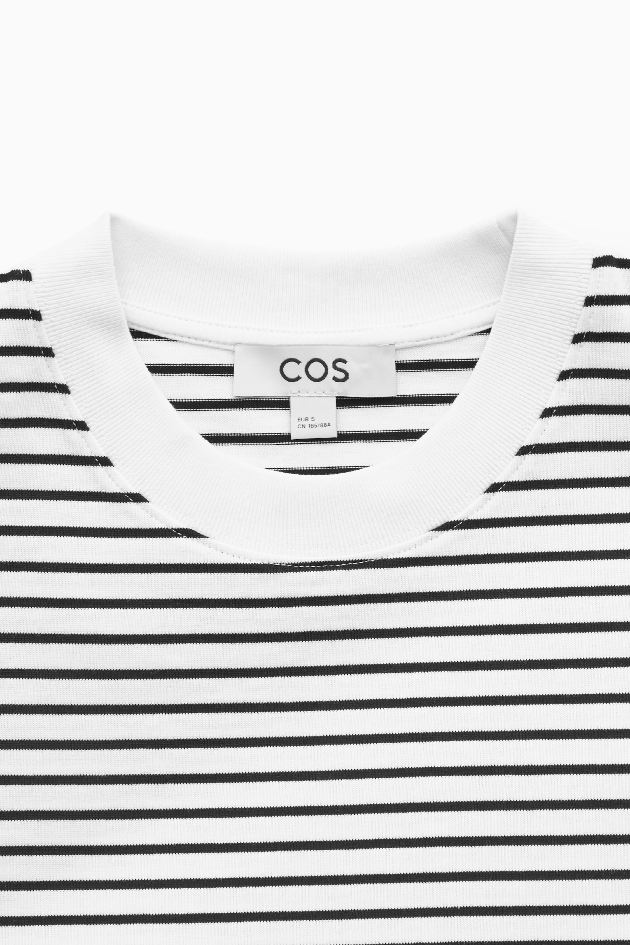 Agrandir l'image: T-SHIRT REGULAR ÉLÉGANT - Blanc cassé / Noir - FEMME | H&M FR 2
