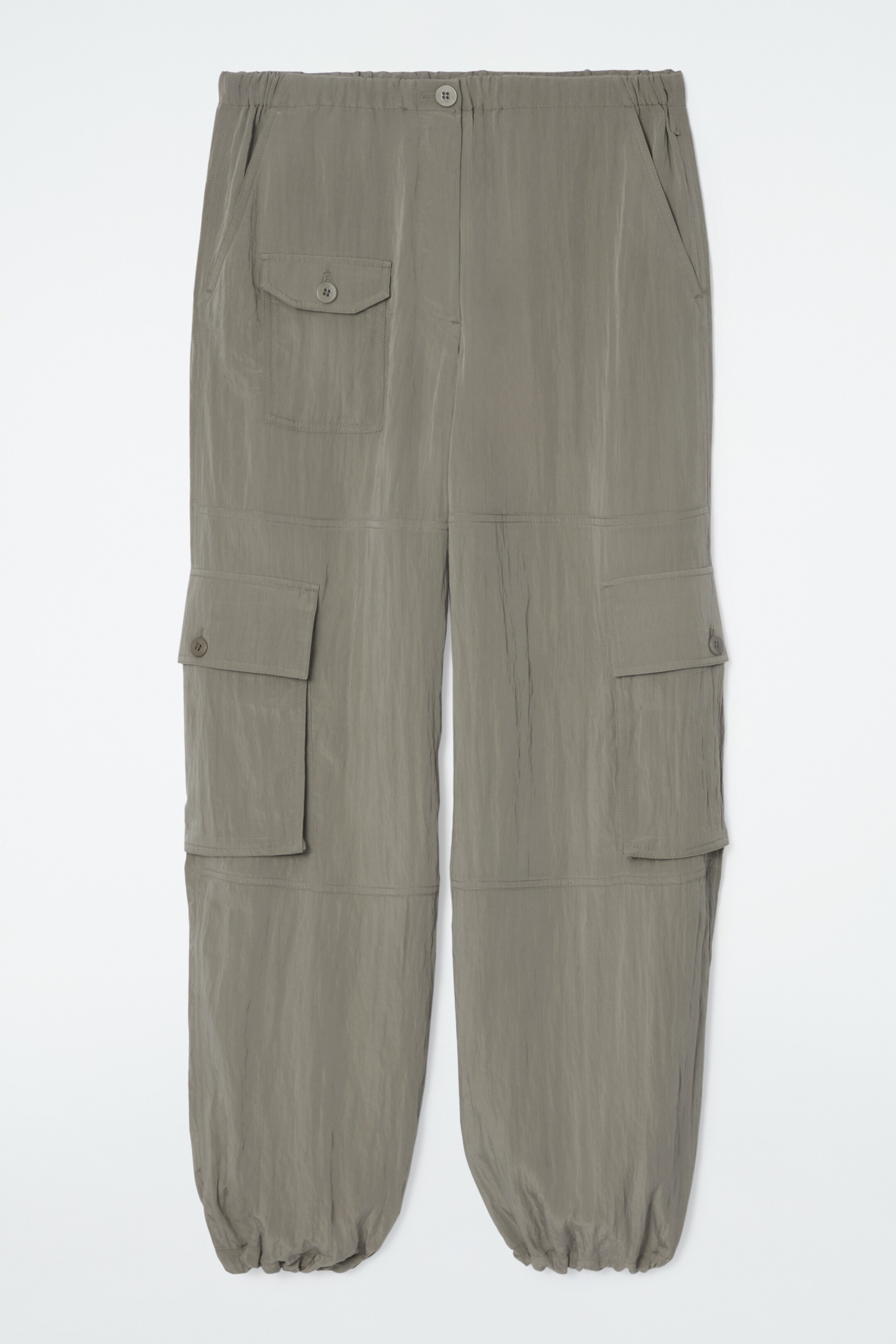 Agrandir l'image: PANTALON CARGO PARACHUTE - GRIS - FEMME | H&M CH 1