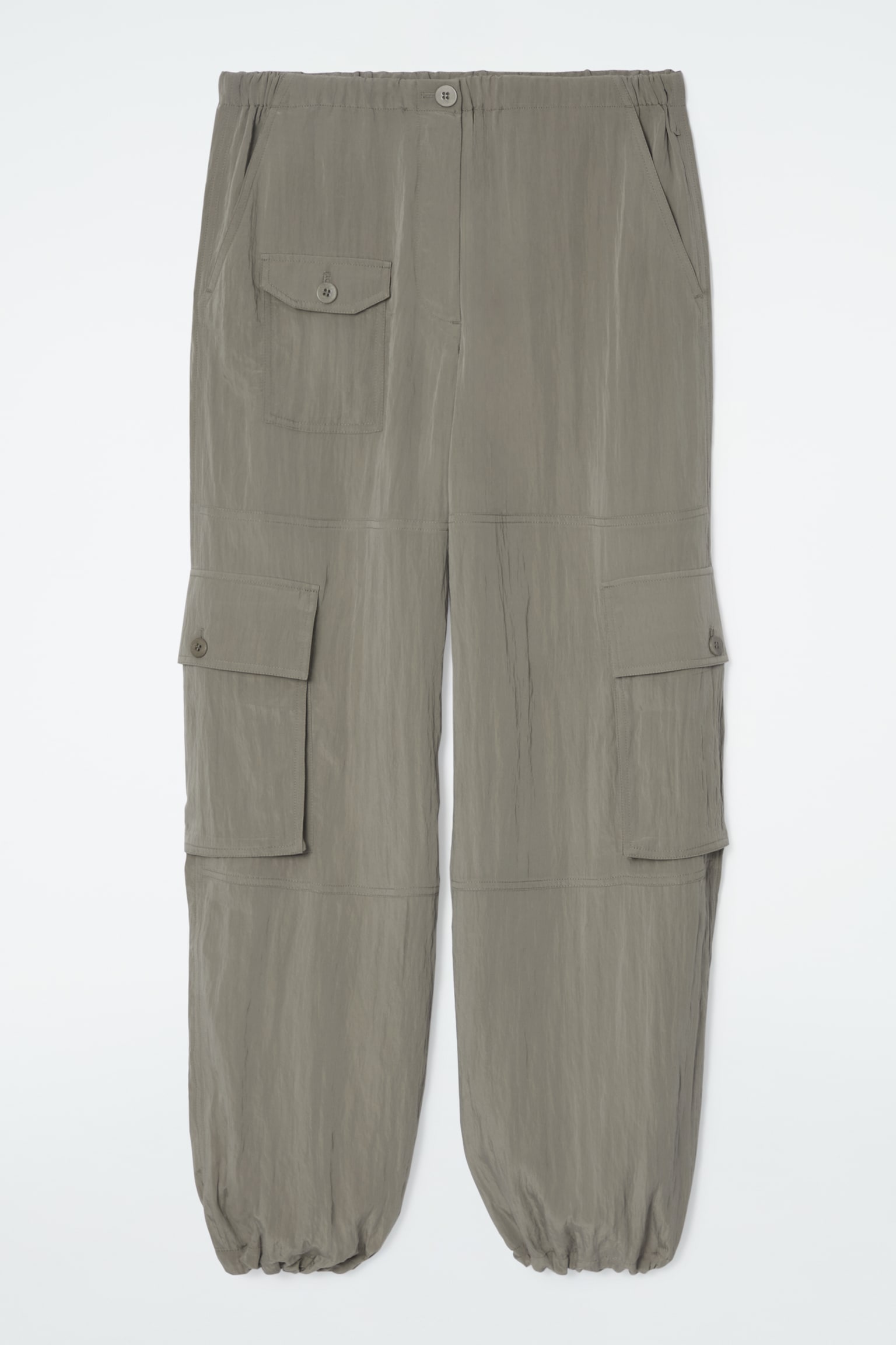 PARACHUTE CARGO TROUSERS - GREY