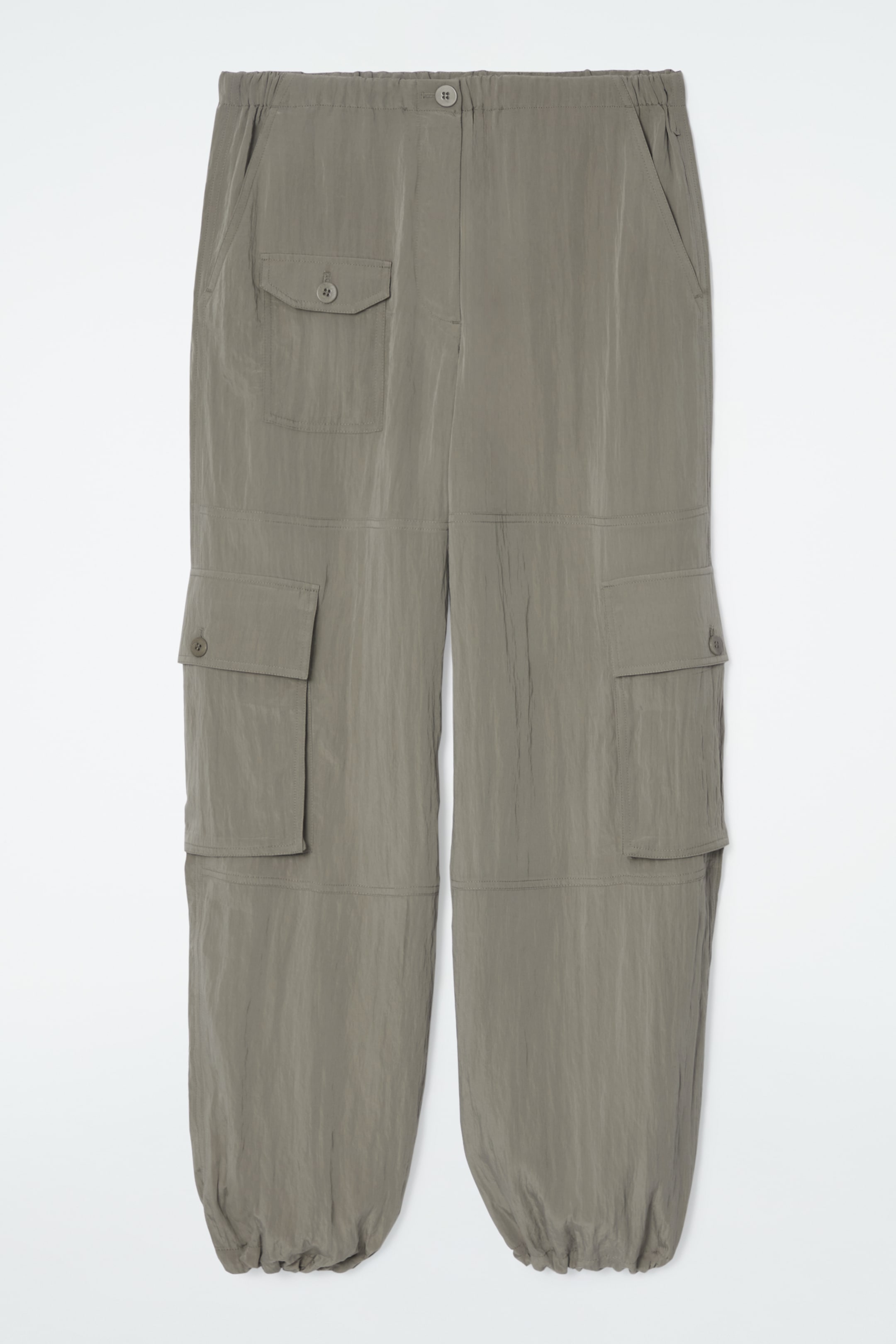 Grösseres Bild ansehen: CARGOHOSE MIT BARREL-BEIN - GRAU - DAMEN | H&M CH 1