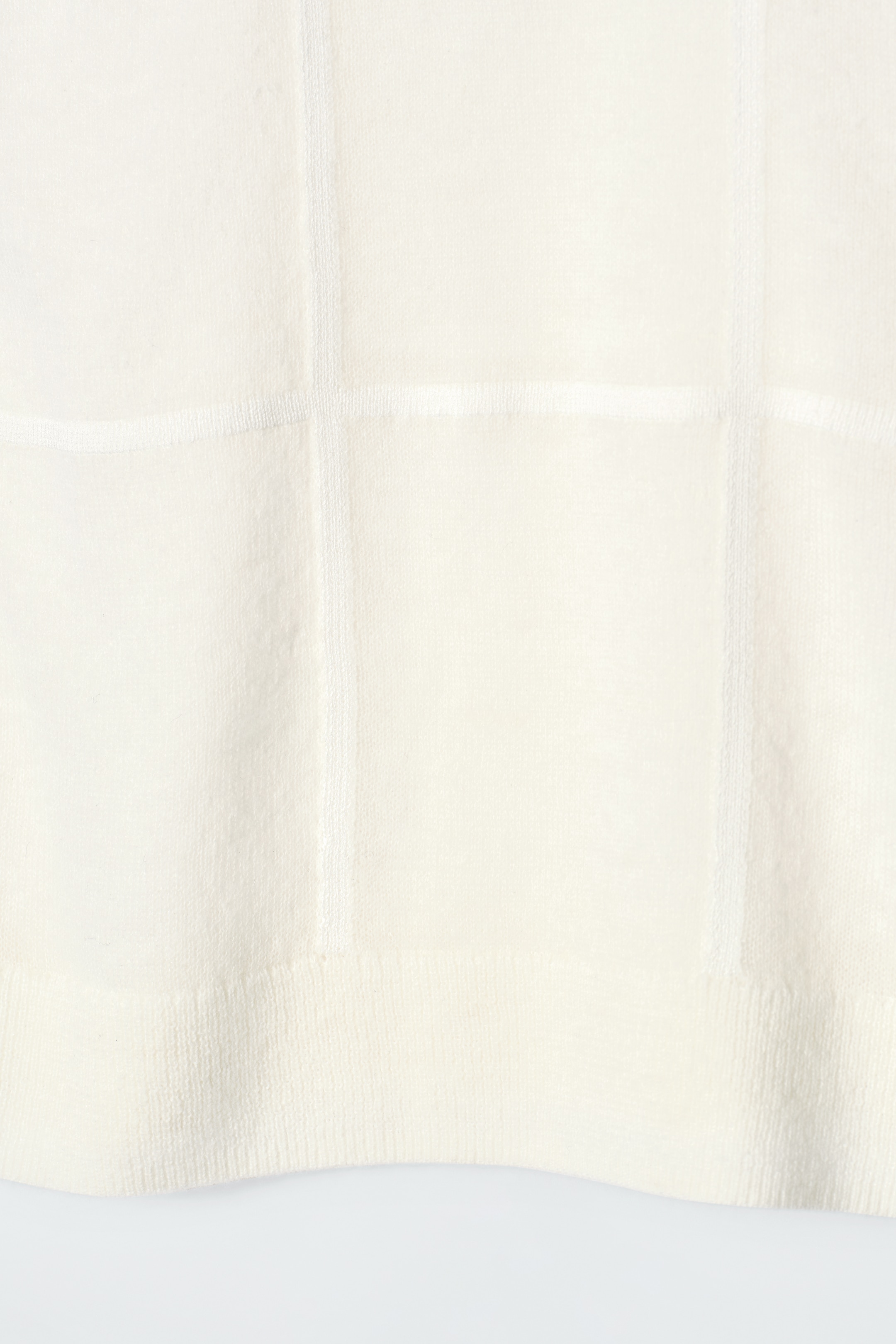 Ingrandisci l'immagine: WINDOWPANE-CHECK VEST - IVORY - DONNA | H&M CH 8