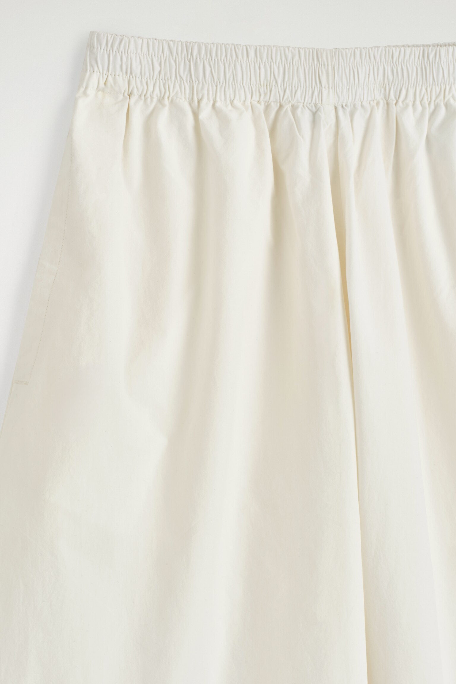 PANTALÓN PALAZZO MAXIVOLUMEN - BLANCO/VERDE CLARO - 5