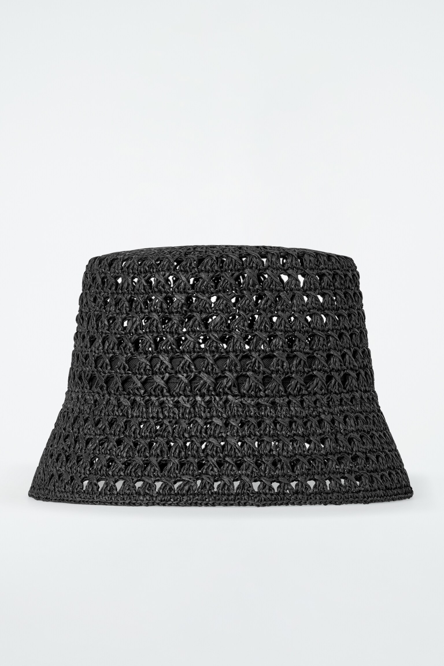 GORRO PESCADOR EFECTO RAFIA - NEGRO - 2