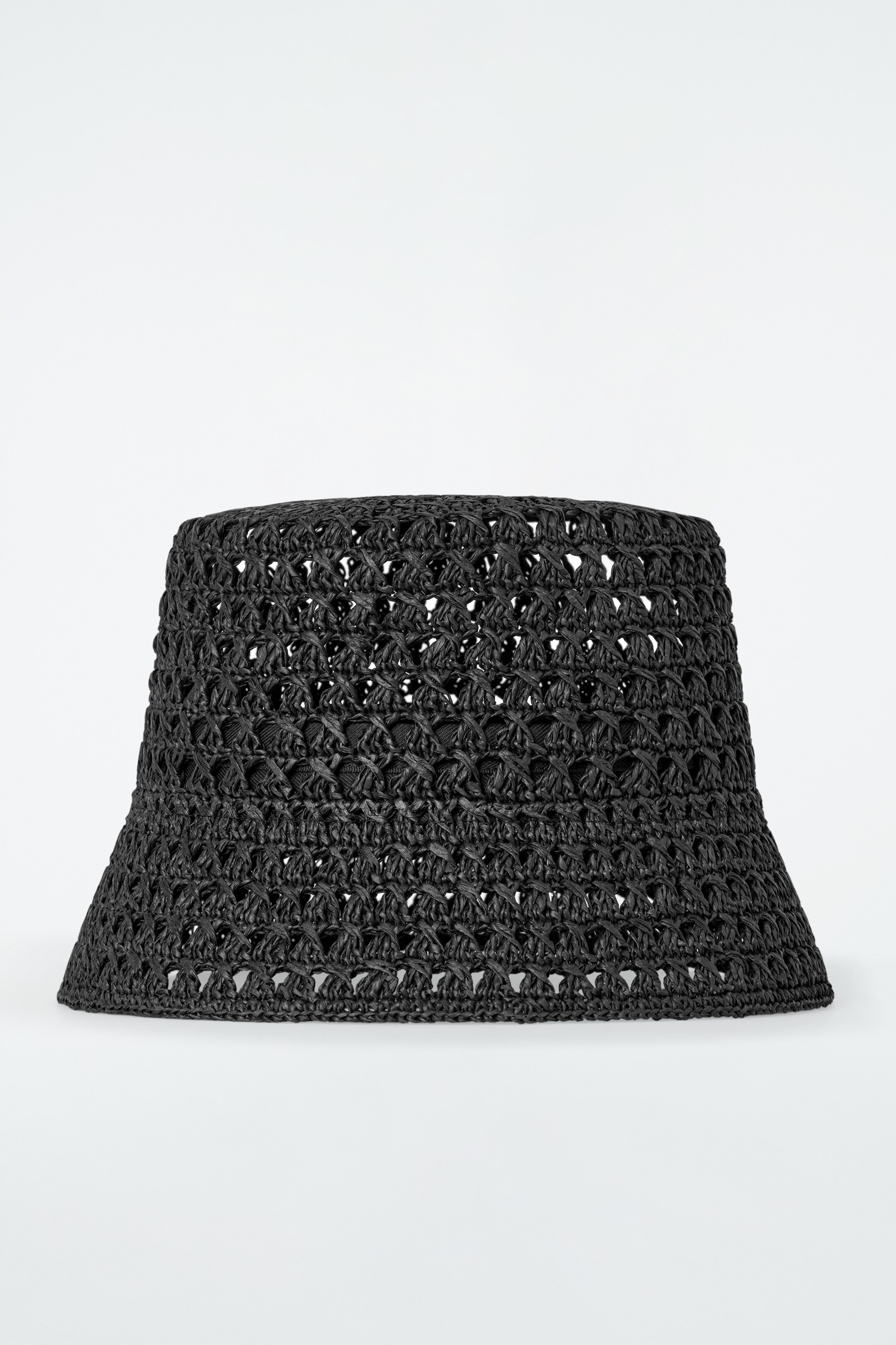 Vezi imaginea mai mare: PĂLĂRIE CU BOR LAT DIN PAIE CU ÎMPLETITURĂ DESCHISĂ - NEGRU - FEMEI | H&M RO 2