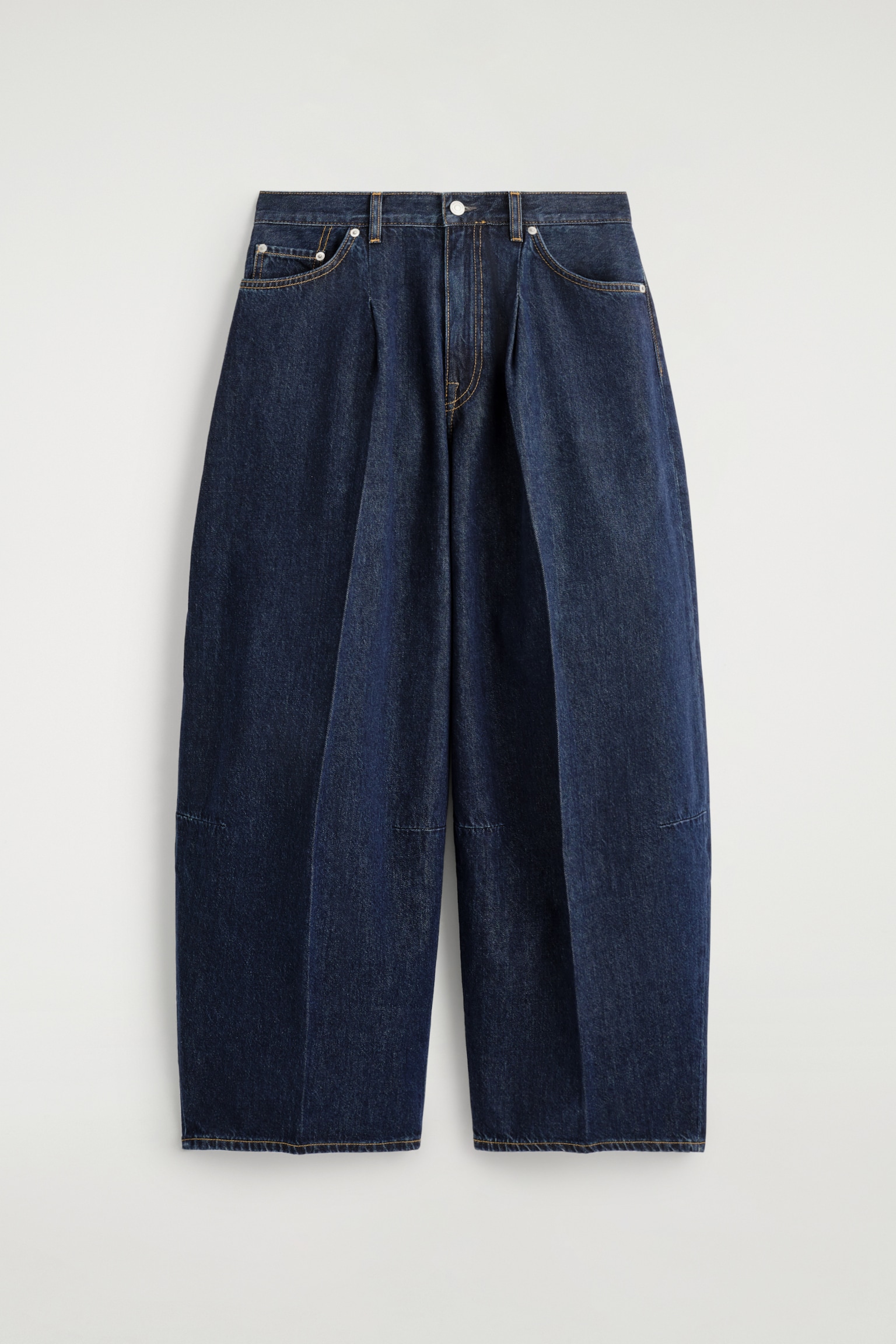 TWINE BARREL-LEG JEANS - DARK BLUE/LIGHT PINK/MID BLUE - 2