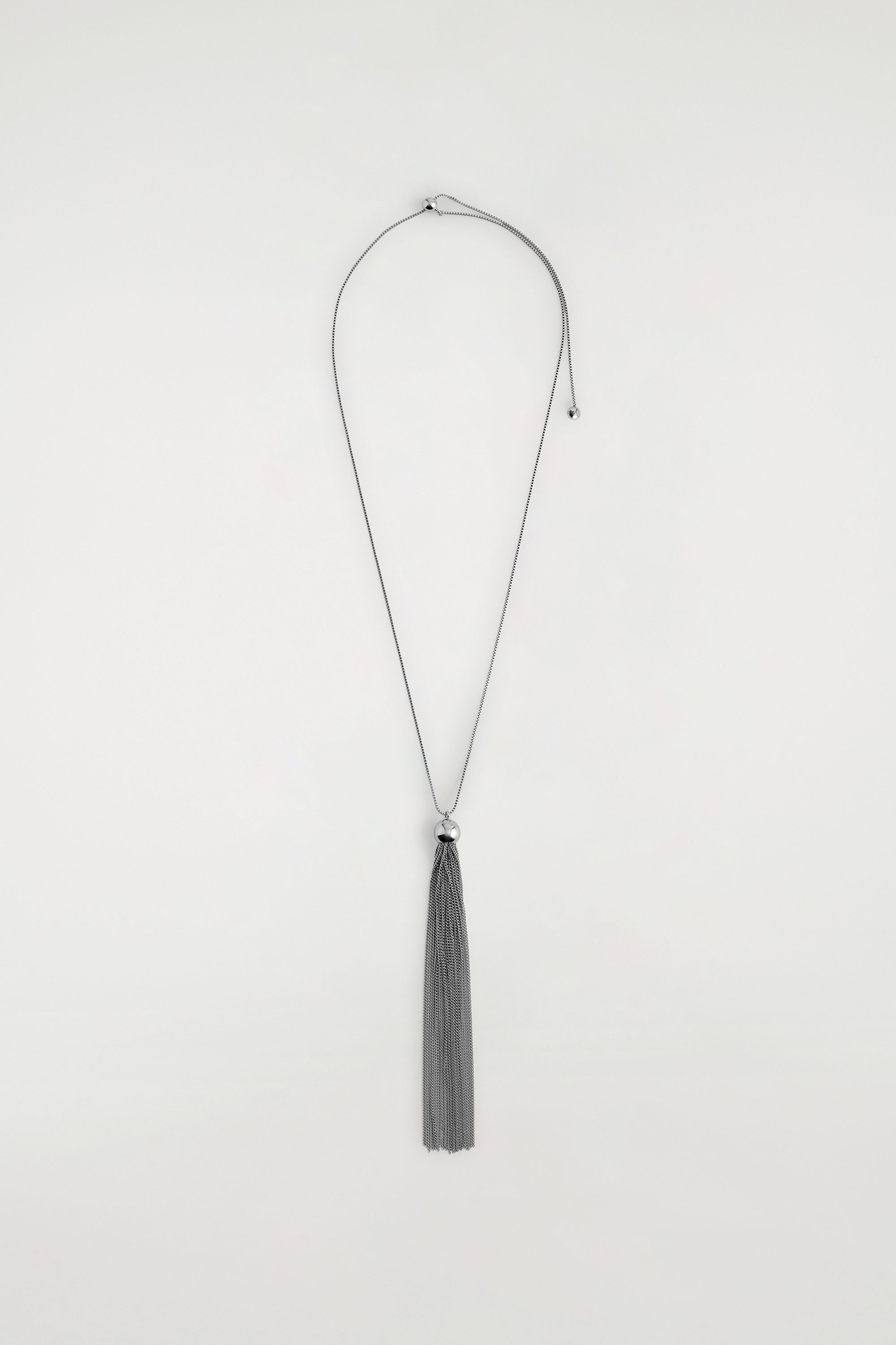 TASSELED PENDANT NECKLACE - SILVER | COS US