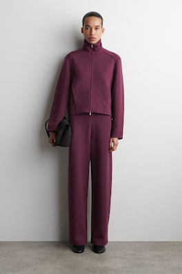 SCUBA TRACK JACKET — BORDEAUX 2