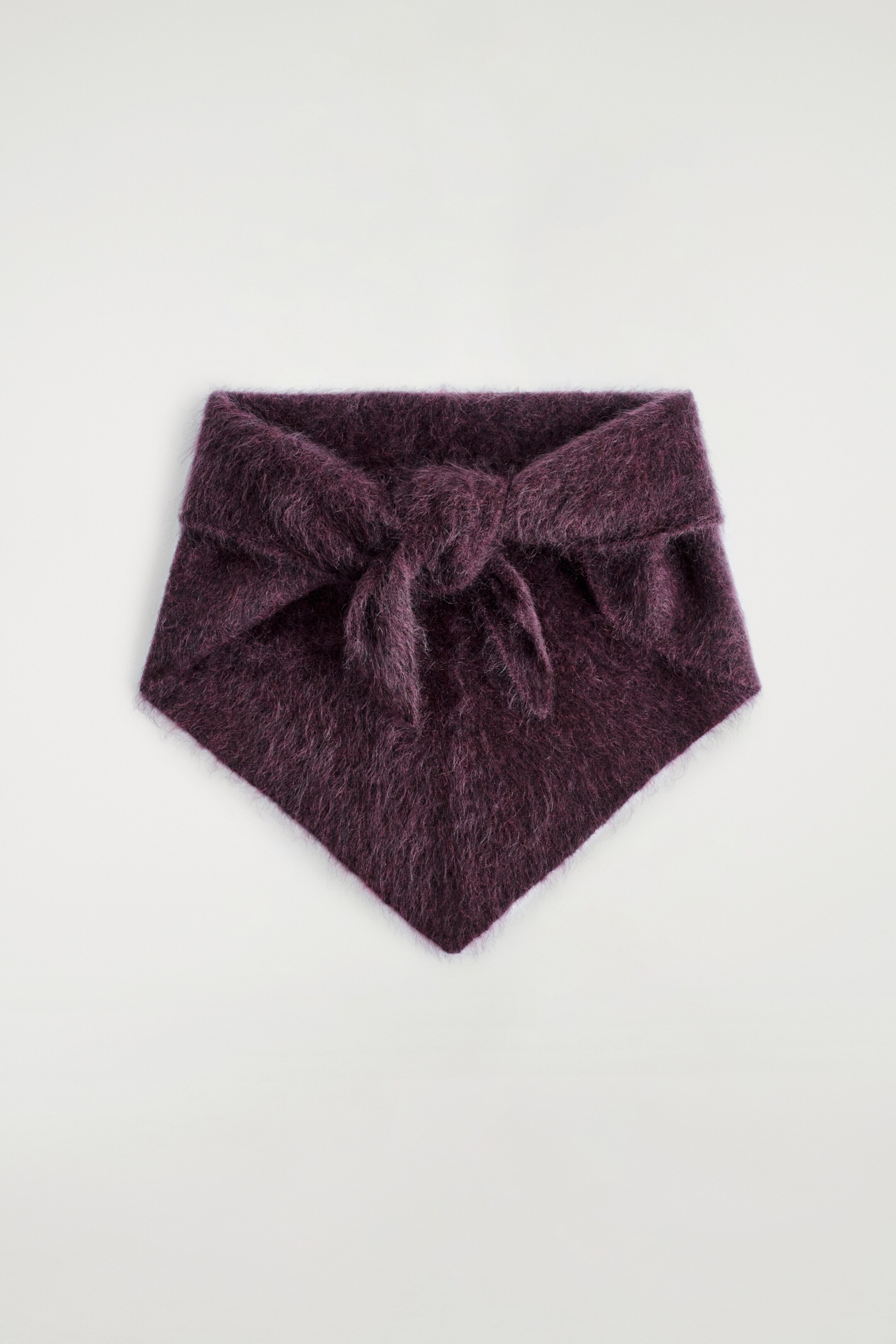 Agrandir l'image: FOULARD EN CACHEMIRE BROSSÉ - BORDEAUX - FEMME | H&M BE 3