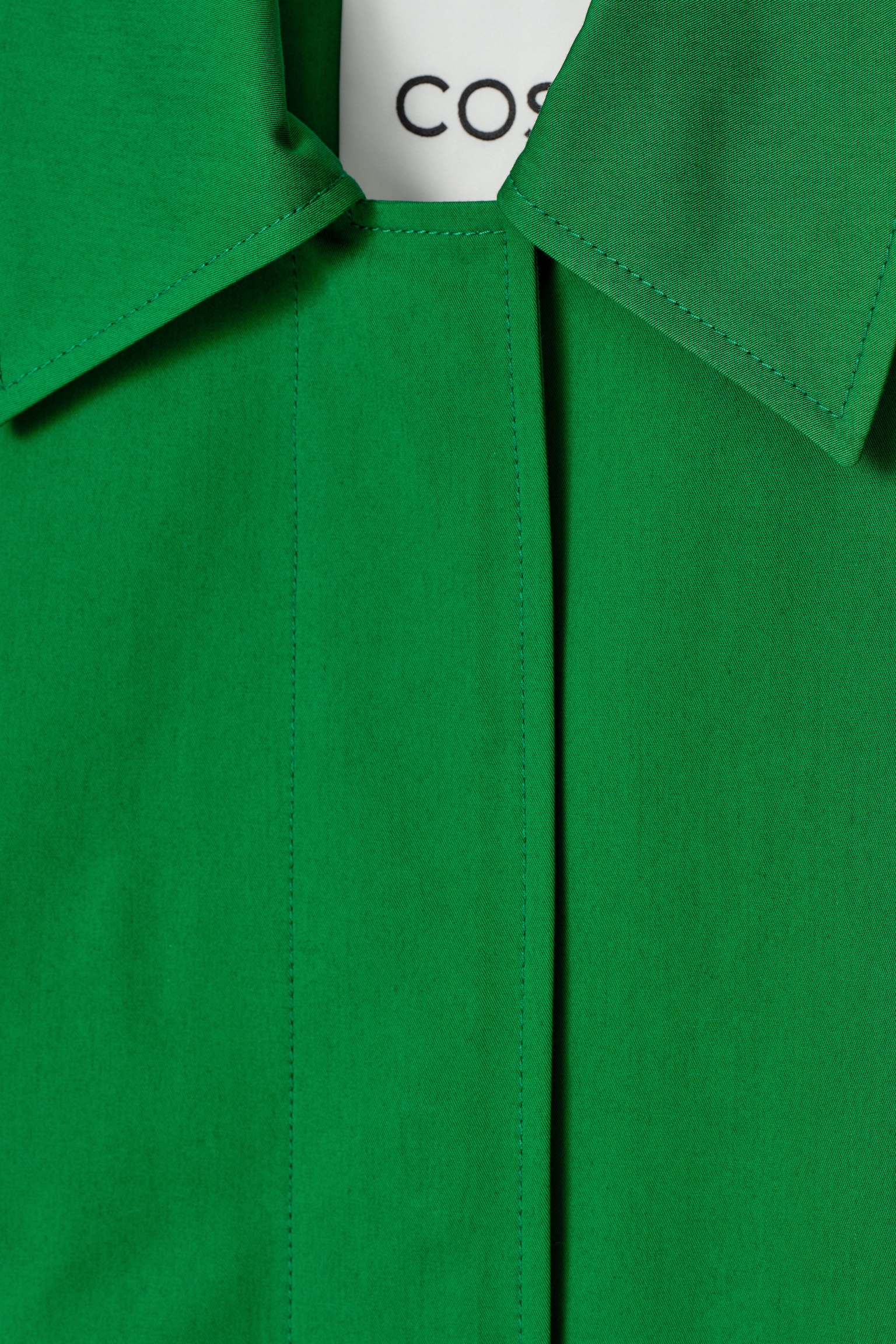 MANTEAU DE MI-SAISON EN COTON - VERT/BEIGE - 7