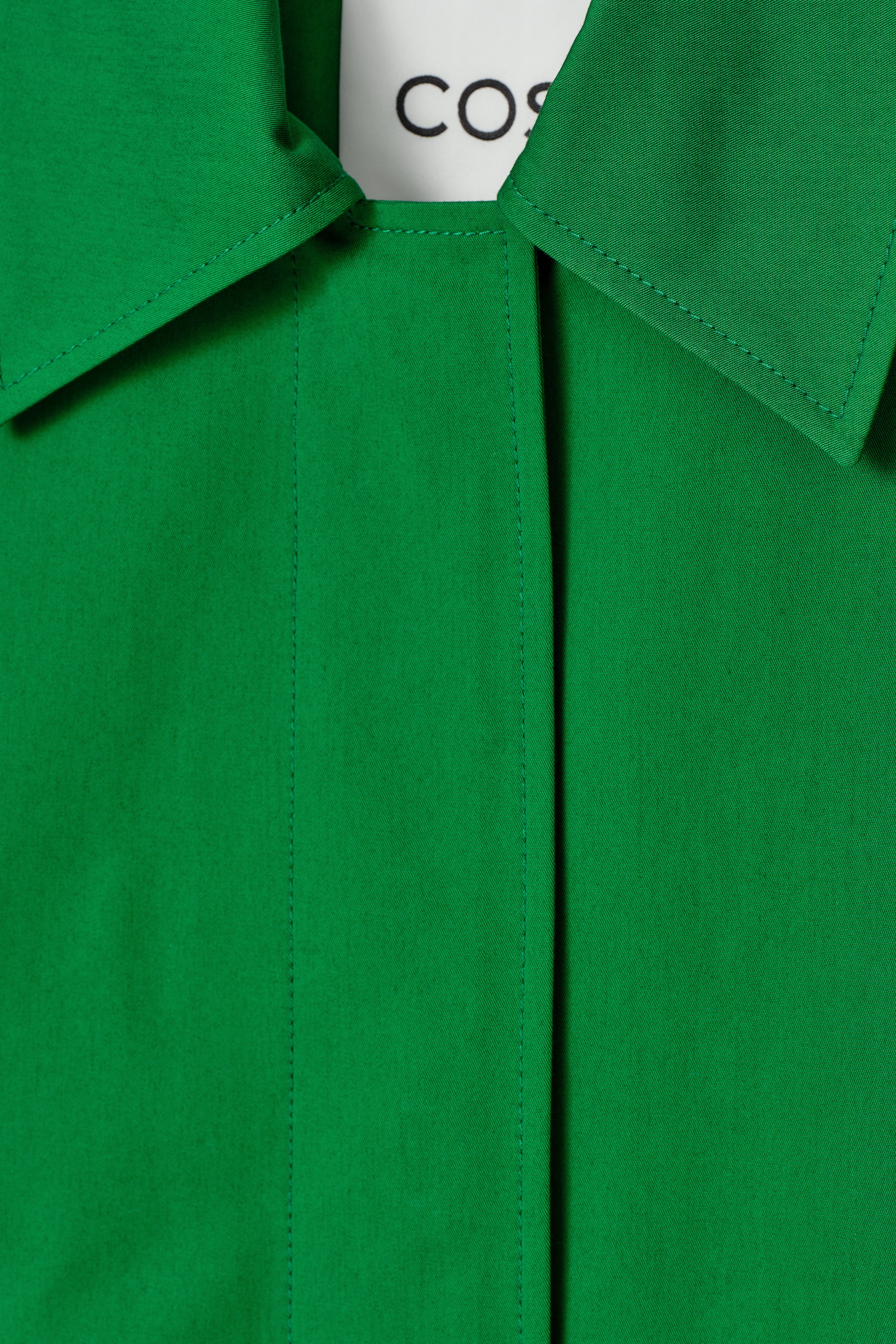 Agrandir l'image: MANTEAU DE MI-SAISON EN COTON - VERT - FEMME | H&M CH 7