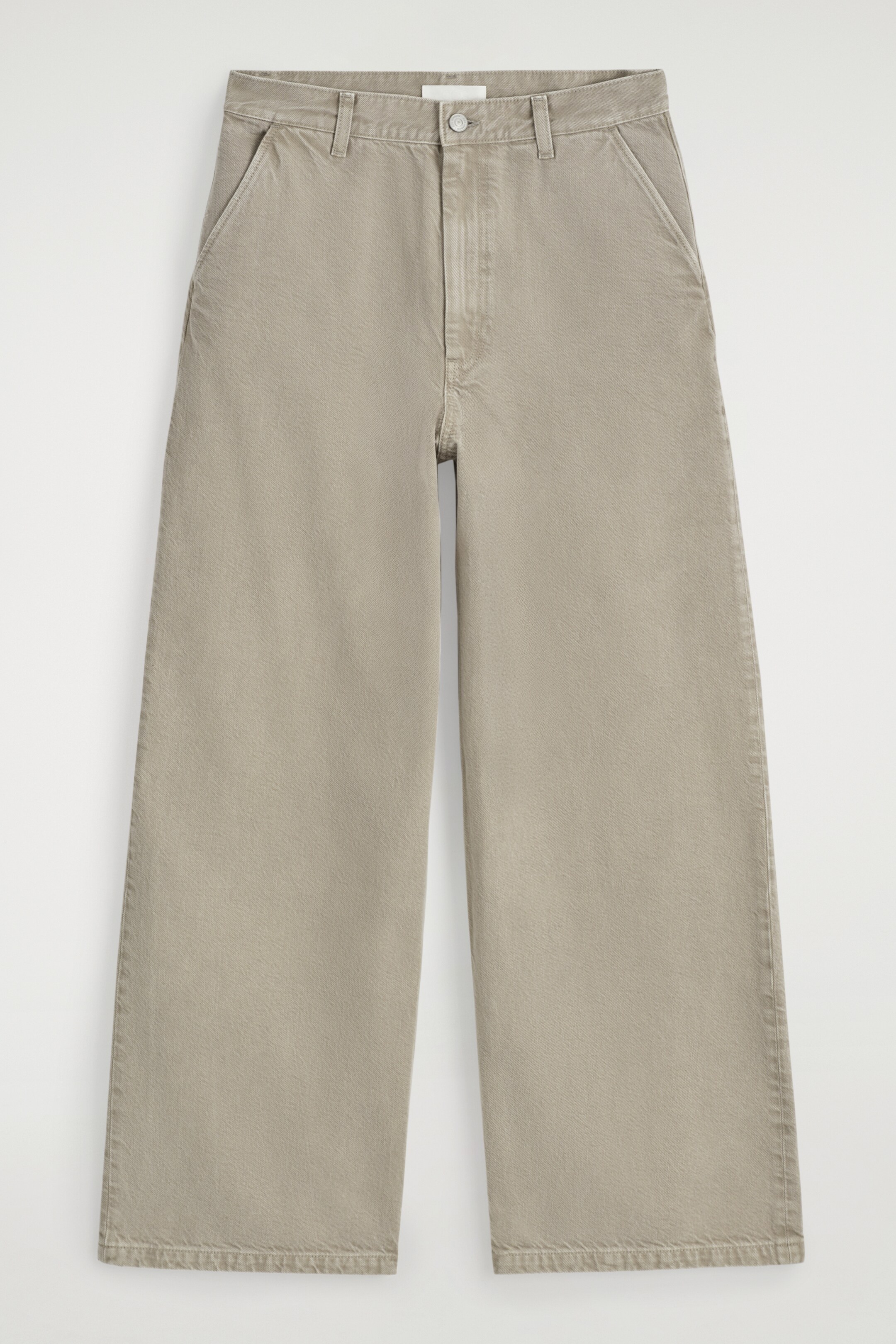 View larger image: WIDE-LEG DENIM TROUSERS - GREY - Ladies | H&M GB 5