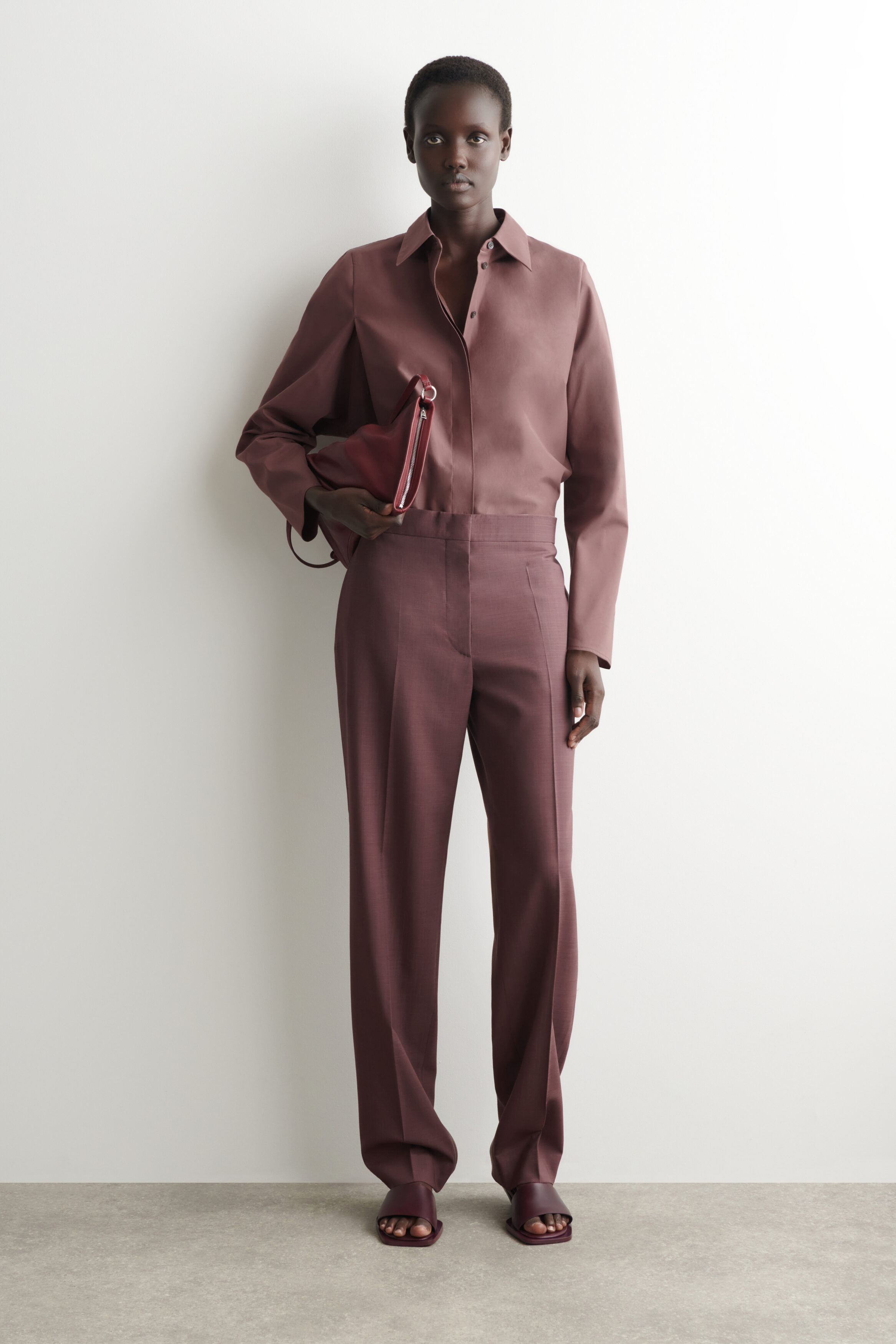 Rounded Cotton-Silk Shirt