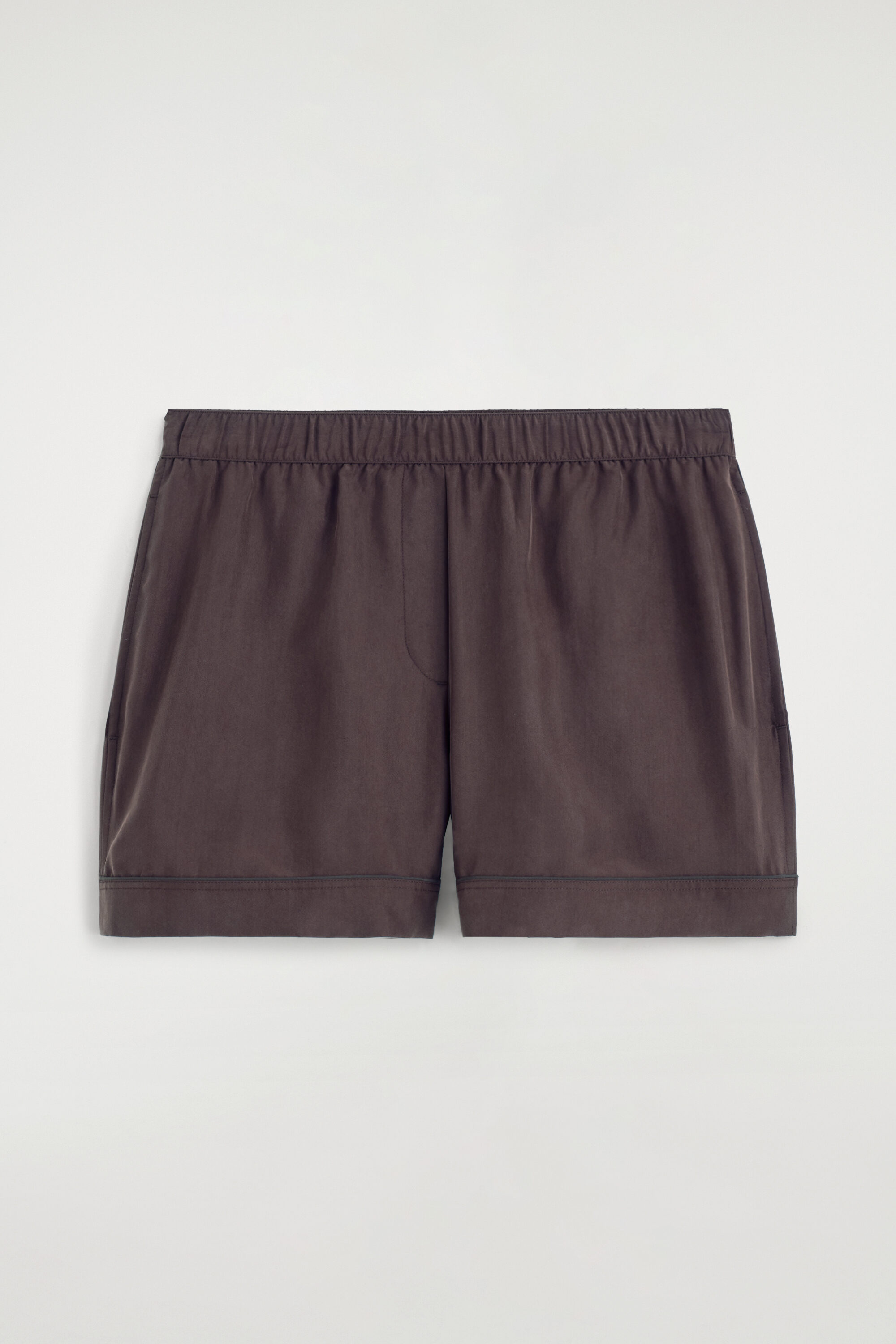SILK ELASTICIZED SHORTS - thumbnail 4