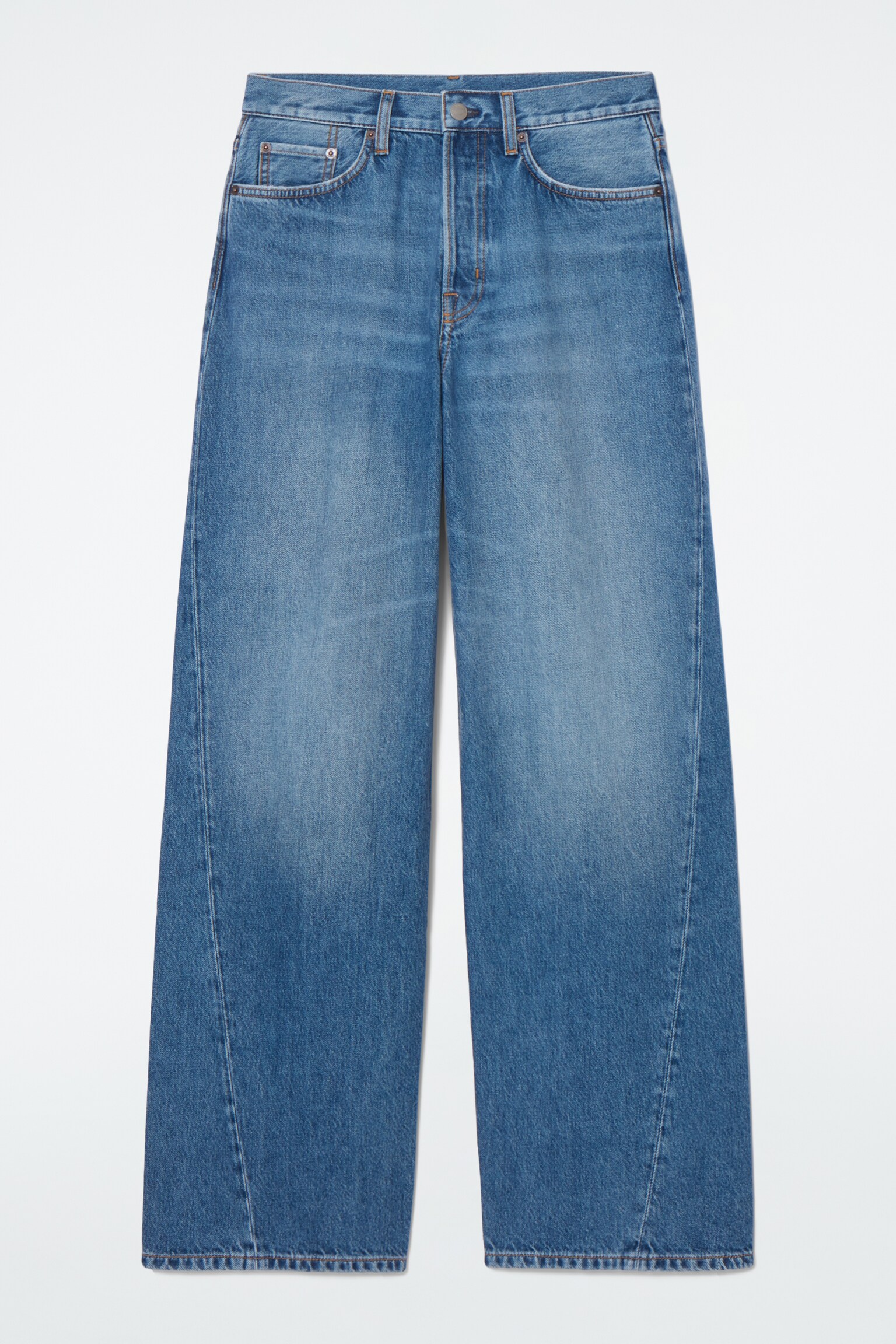 FACADE JEANS MIT GERADEM BEIN - Blau/BRAUN/HELLBLAU/HELLBLAU/GRAU