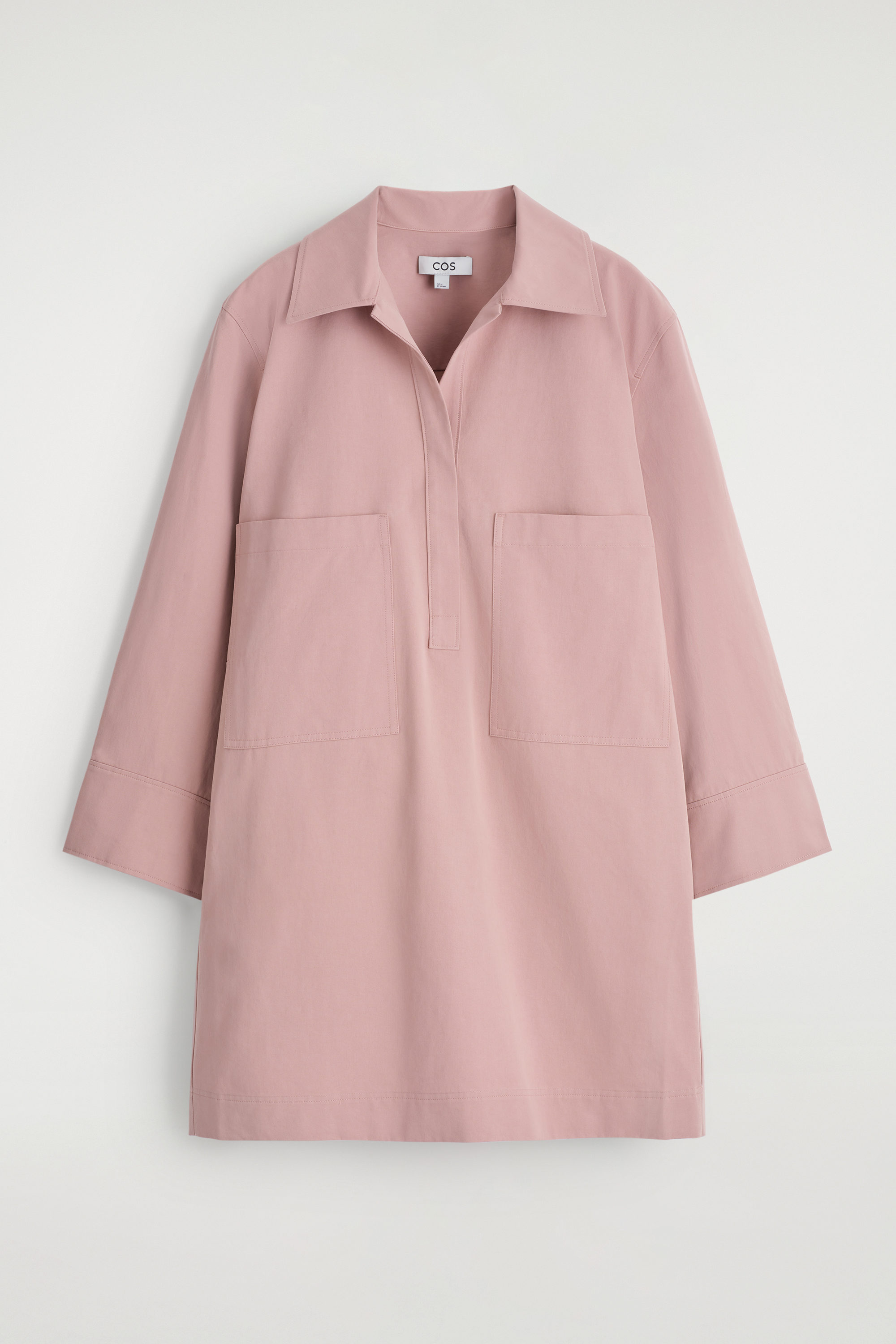 まぁみ♡さん★新品未使用★Pink Rules knit dress UTILITY MINI SHIRT DRESS - PINK | COS