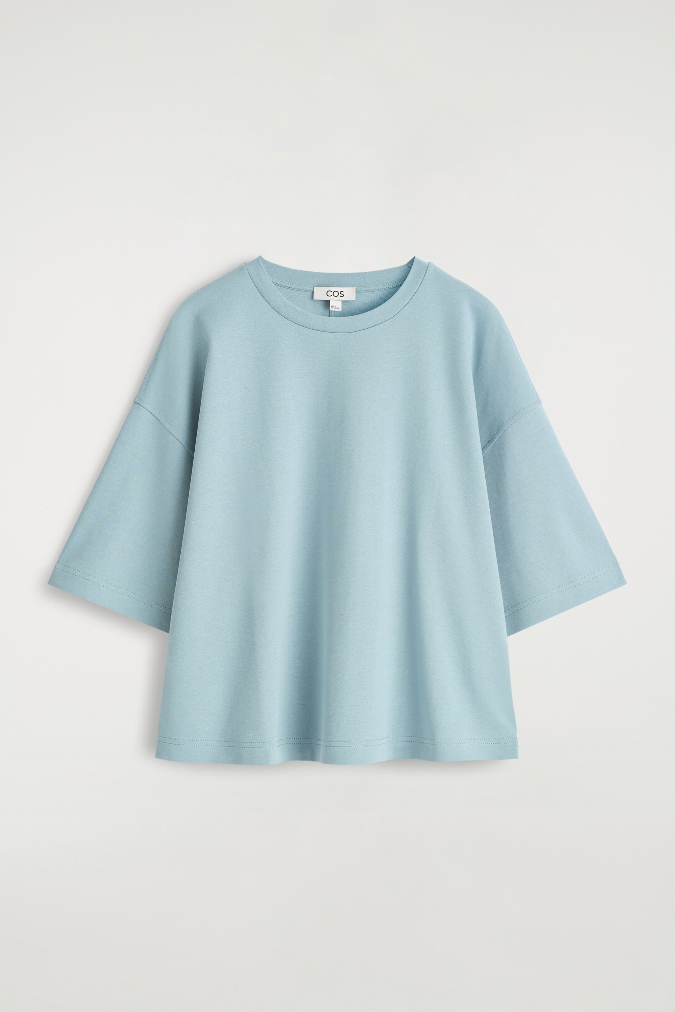 Größeres Bild anzeigen: KASTENFÖRMIGES OVERSIZED-T-SHIRT - HELLBLAU - Ladies | H&M AT 6