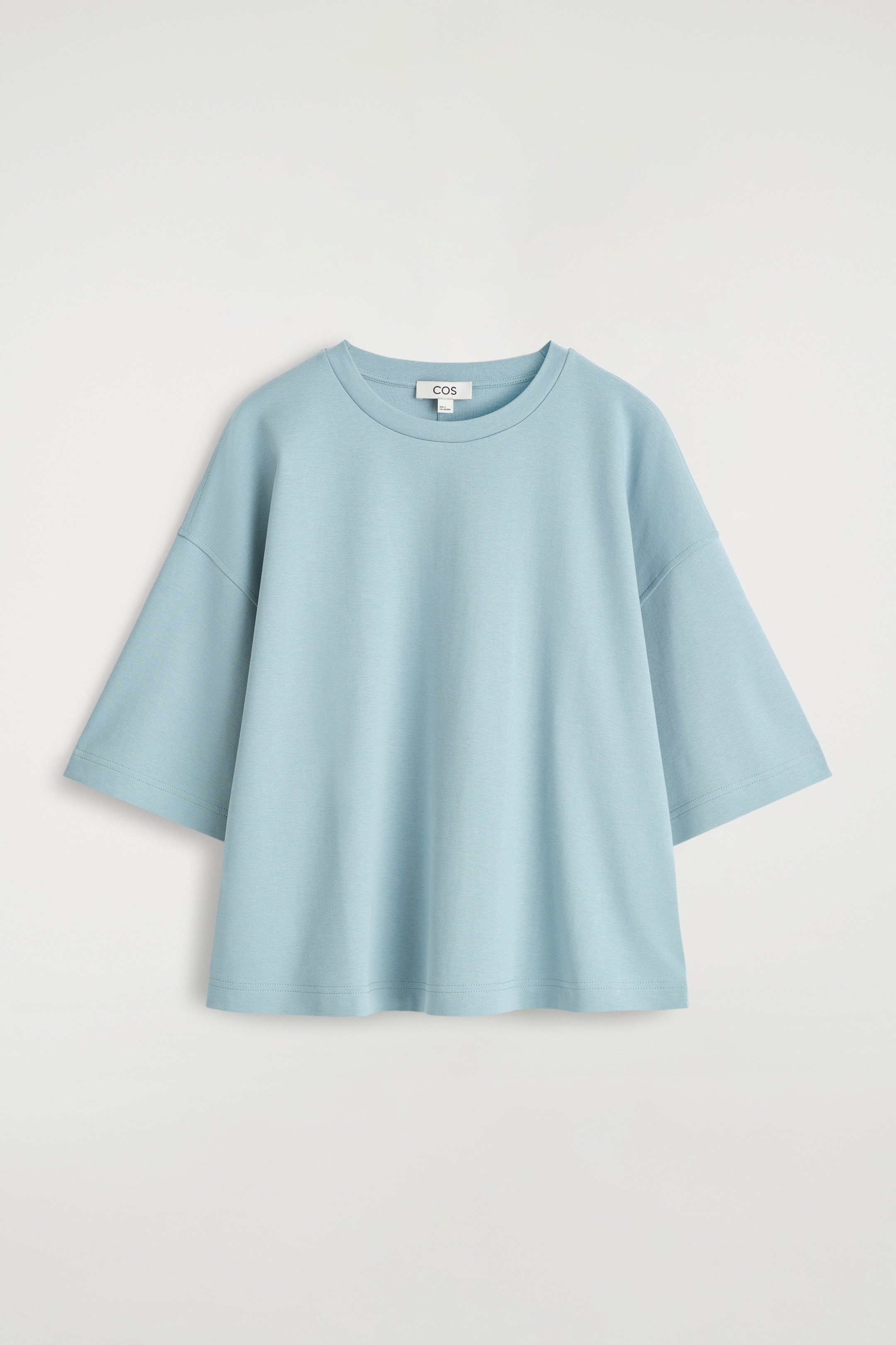 Größeres Bild anzeigen: KASTENFÖRMIGES OVERSIZED-T-SHIRT - HELLBLAU - Ladies | H&M AT 6