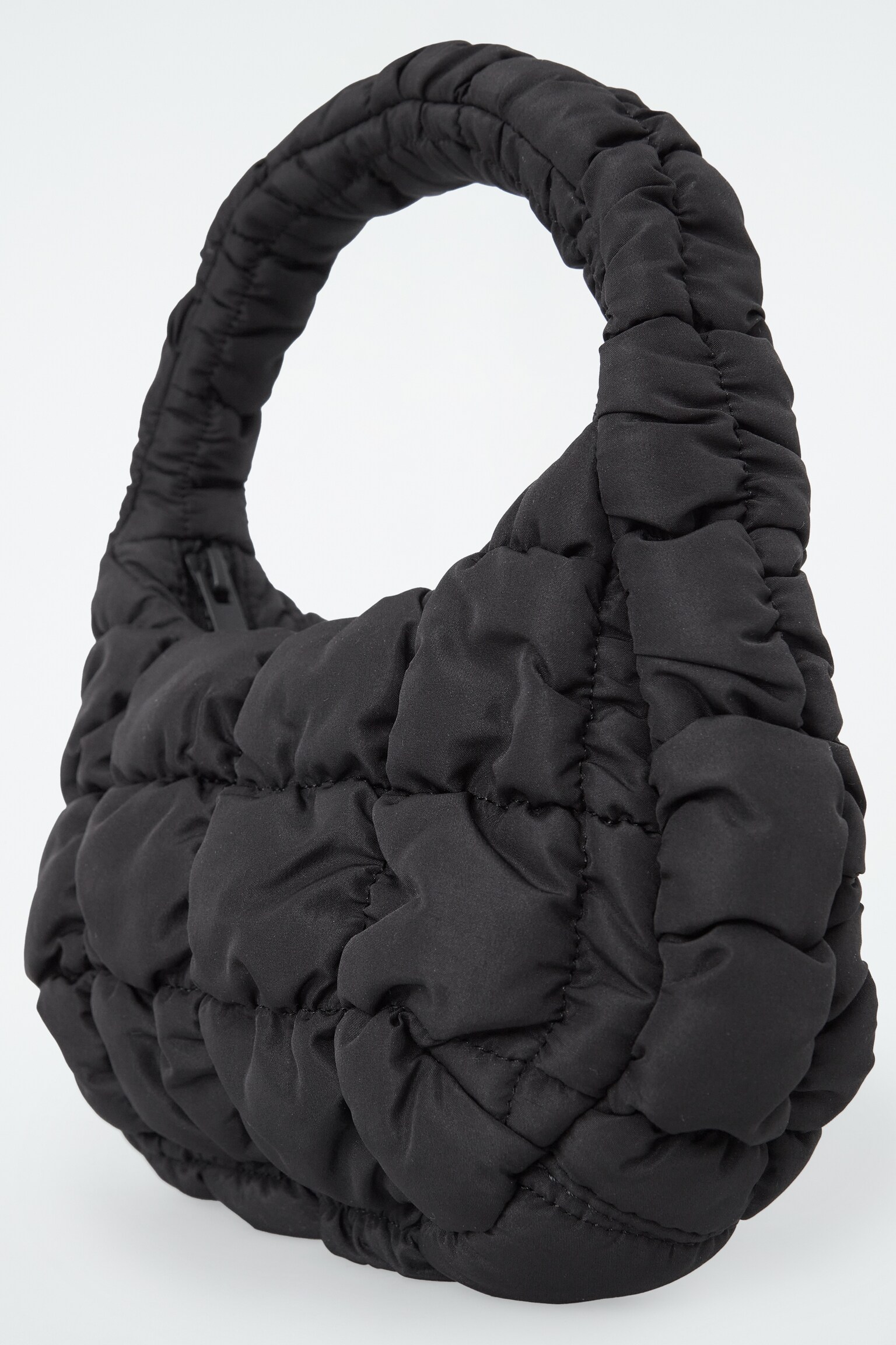 BOLSO ACOLCHADO MICRO - NEGRO/CRUDO - 5