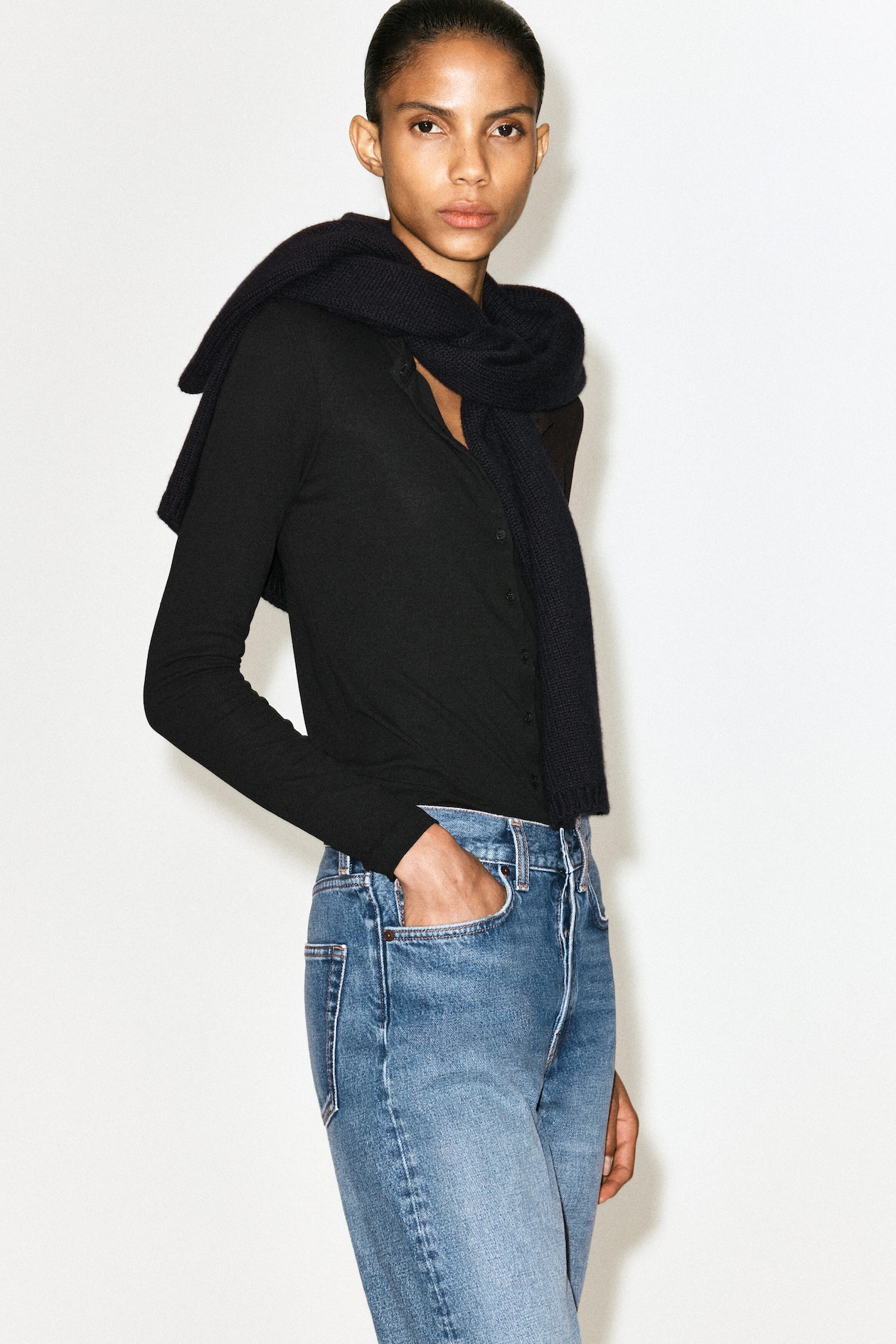 PIPELINE SLIM-LEG JEANS — BLUE