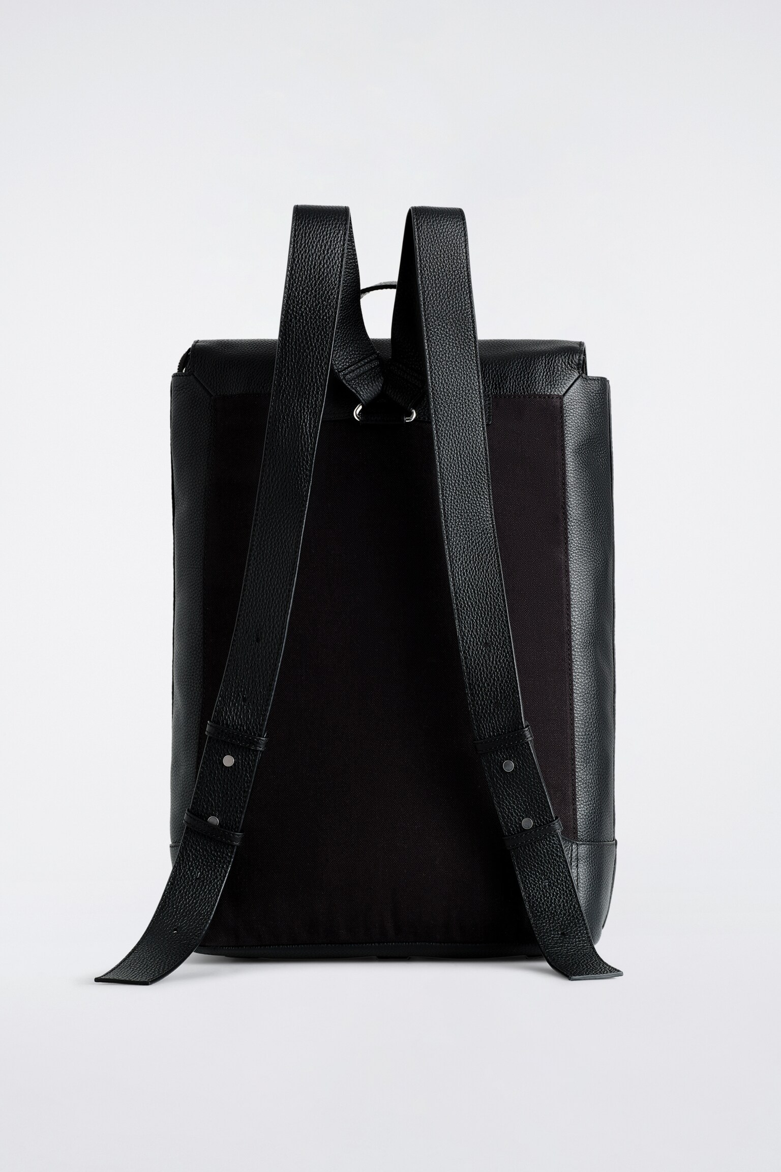 ΚΛΑΣΙΚΟ ΣΑΚΙΔΙΟ ΠΛΑΤΗΣ - ΔΕΡΜΑΤΙΝΟ - BLACK - 3