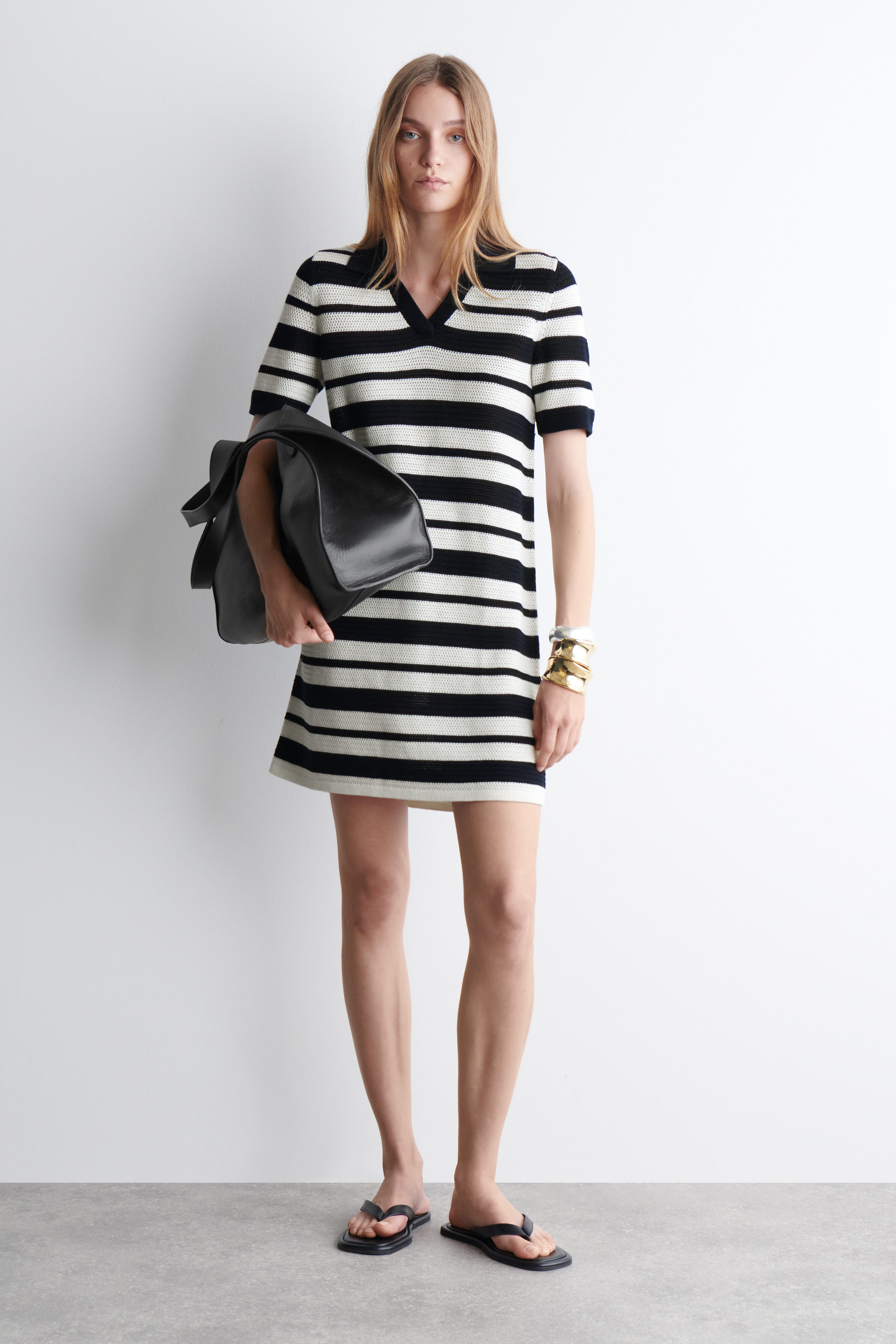 【送料&関税込】Thom Browne Mini White And Orange Polo Dress Thom Browne Mini White And Orange Polo Dress In Cotton Woman