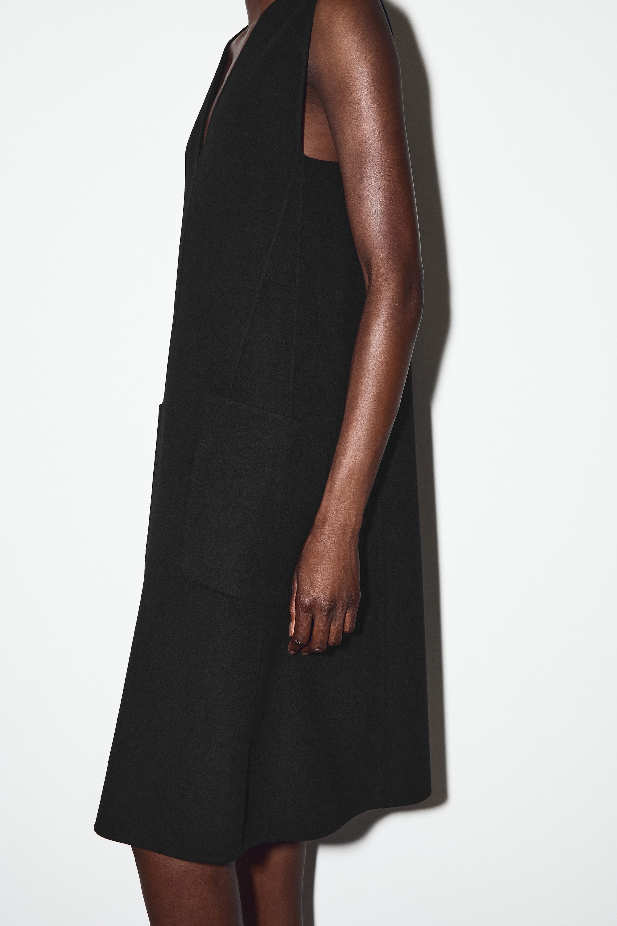 DOUBLE-FACED MERINO WOOL DRESS