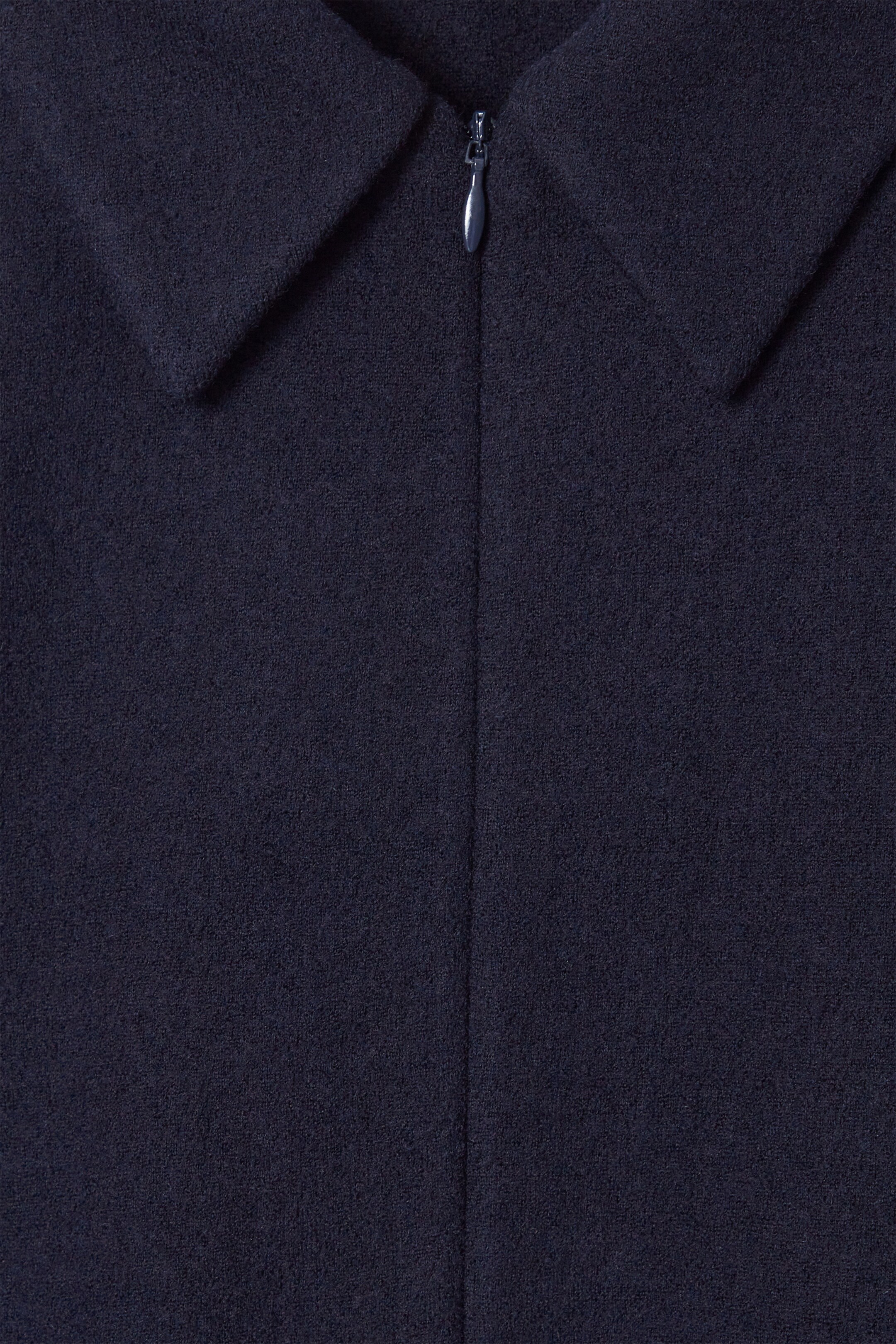 View larger image: BOILED-WOOL ZIP-UP CARDIGAN - NAVY - Ladies | H&M GB 9
