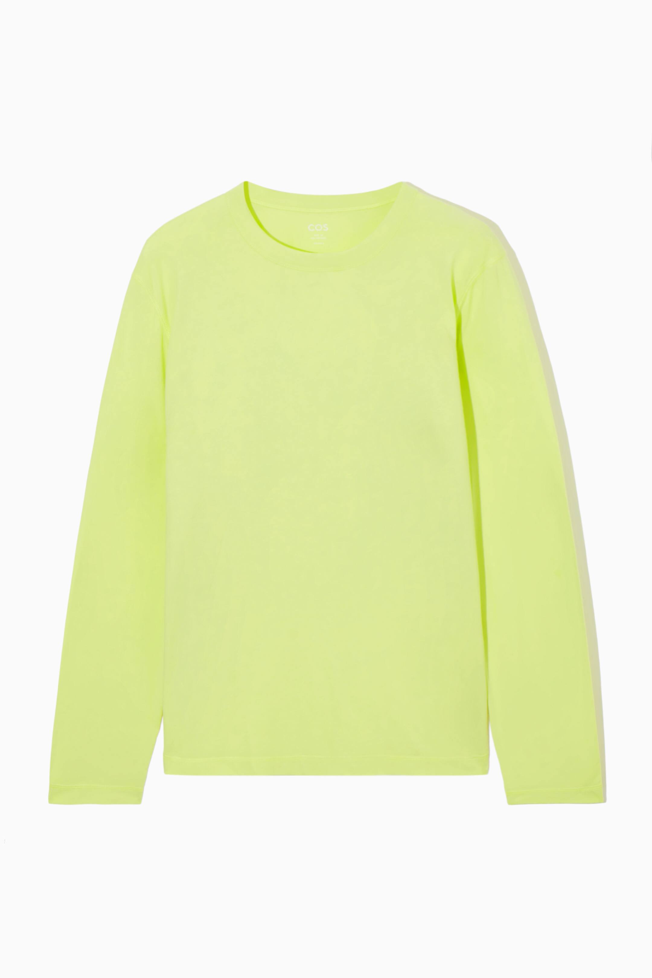 View larger image: LIGHTWEIGHT LONG-SLEEVED T-SHIRT - LIGHT YELLOW - Men | H&M GB 1