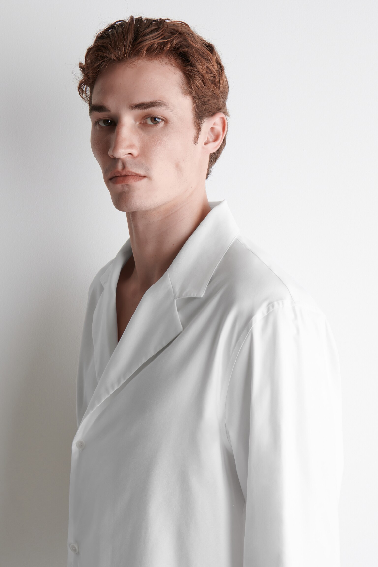 CAMISA CON BOTONADURA CRUZADA - BLANCO - 6
