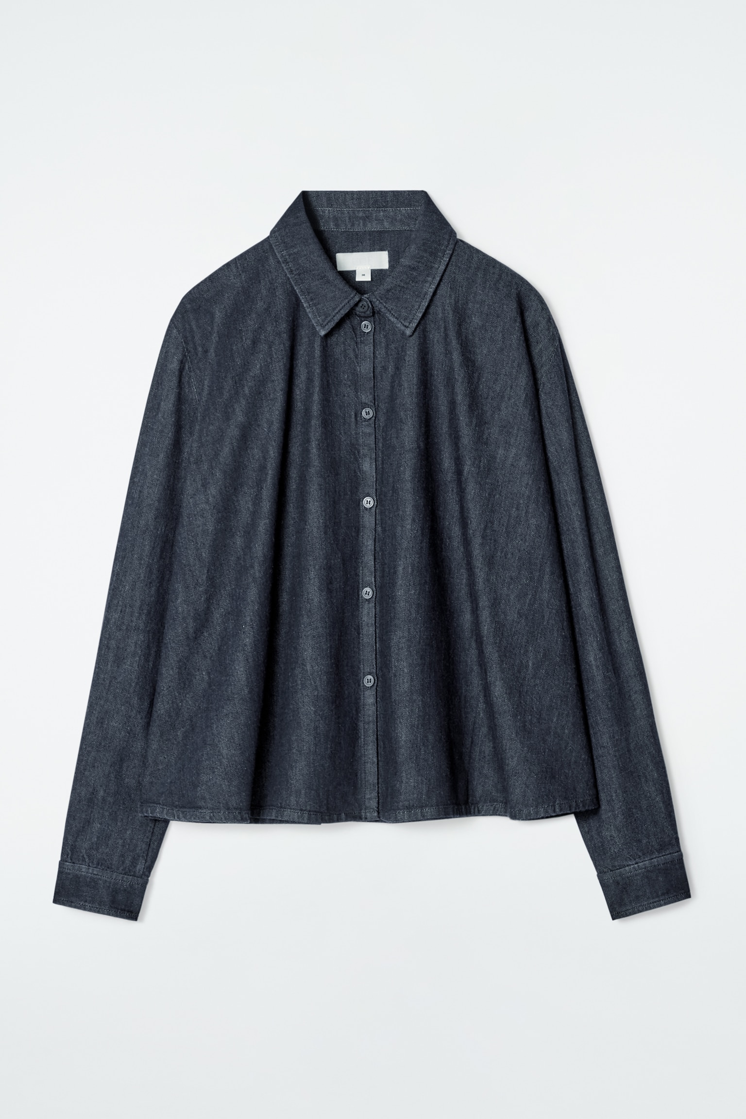 CHEMISE REGULAR ÉVASÉE EN DENIM - INDIGO - 2